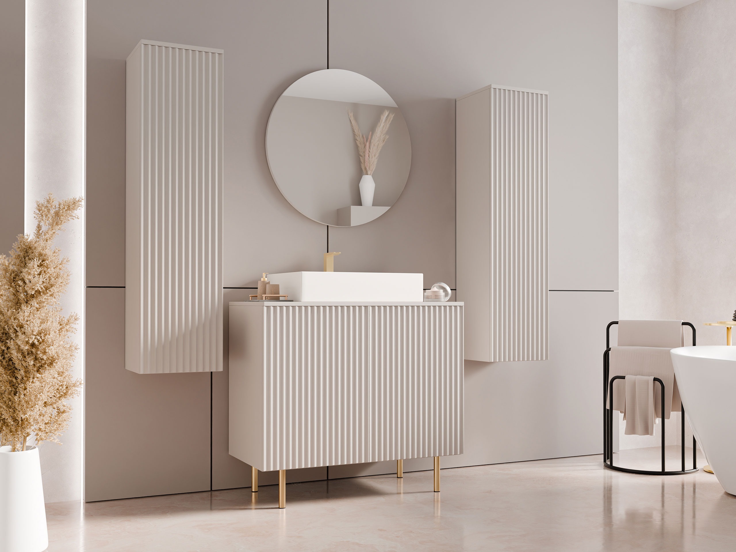 Badezimmer-Set Decus IV (Kaschmir)