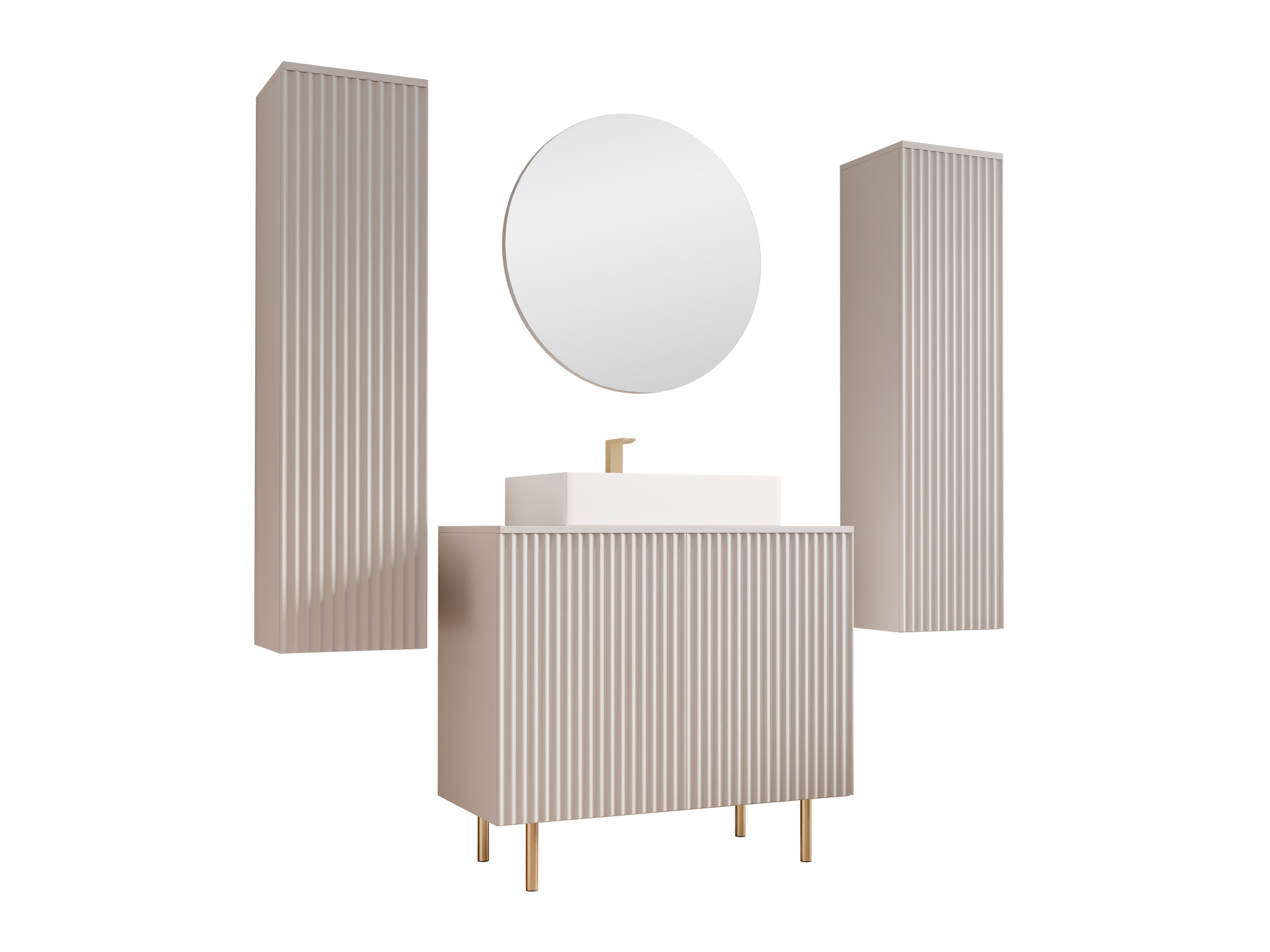 Badezimmer-Set Decus IV (Kaschmir)