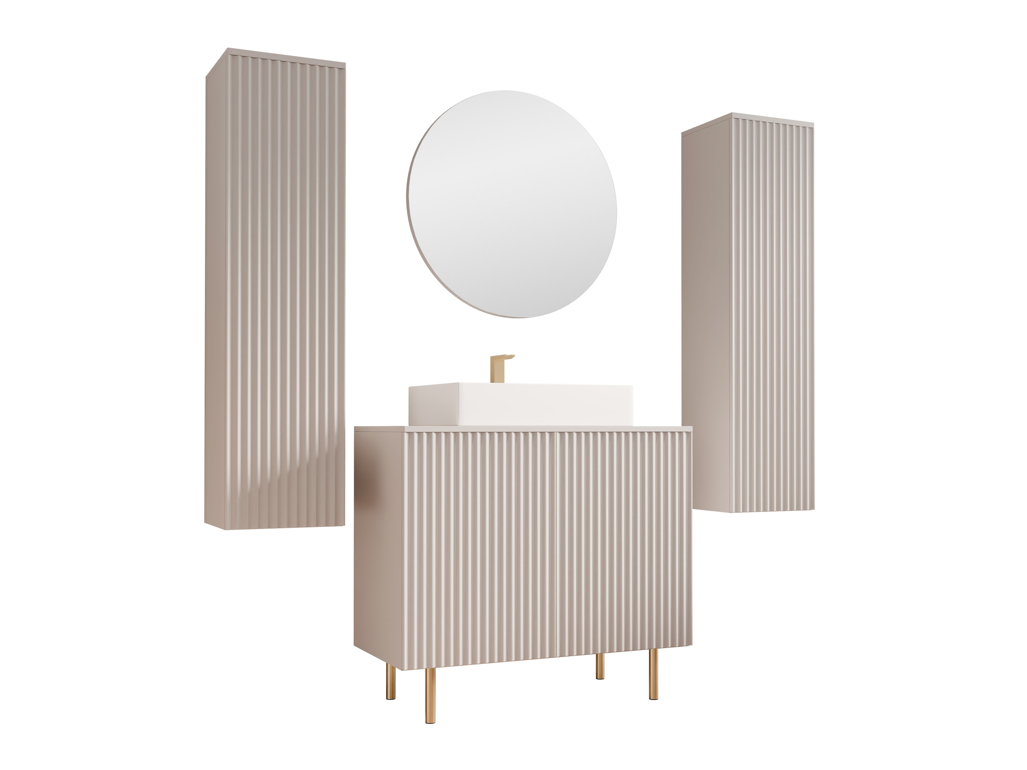 Badezimmer-Set Decus IV (Kaschmir)