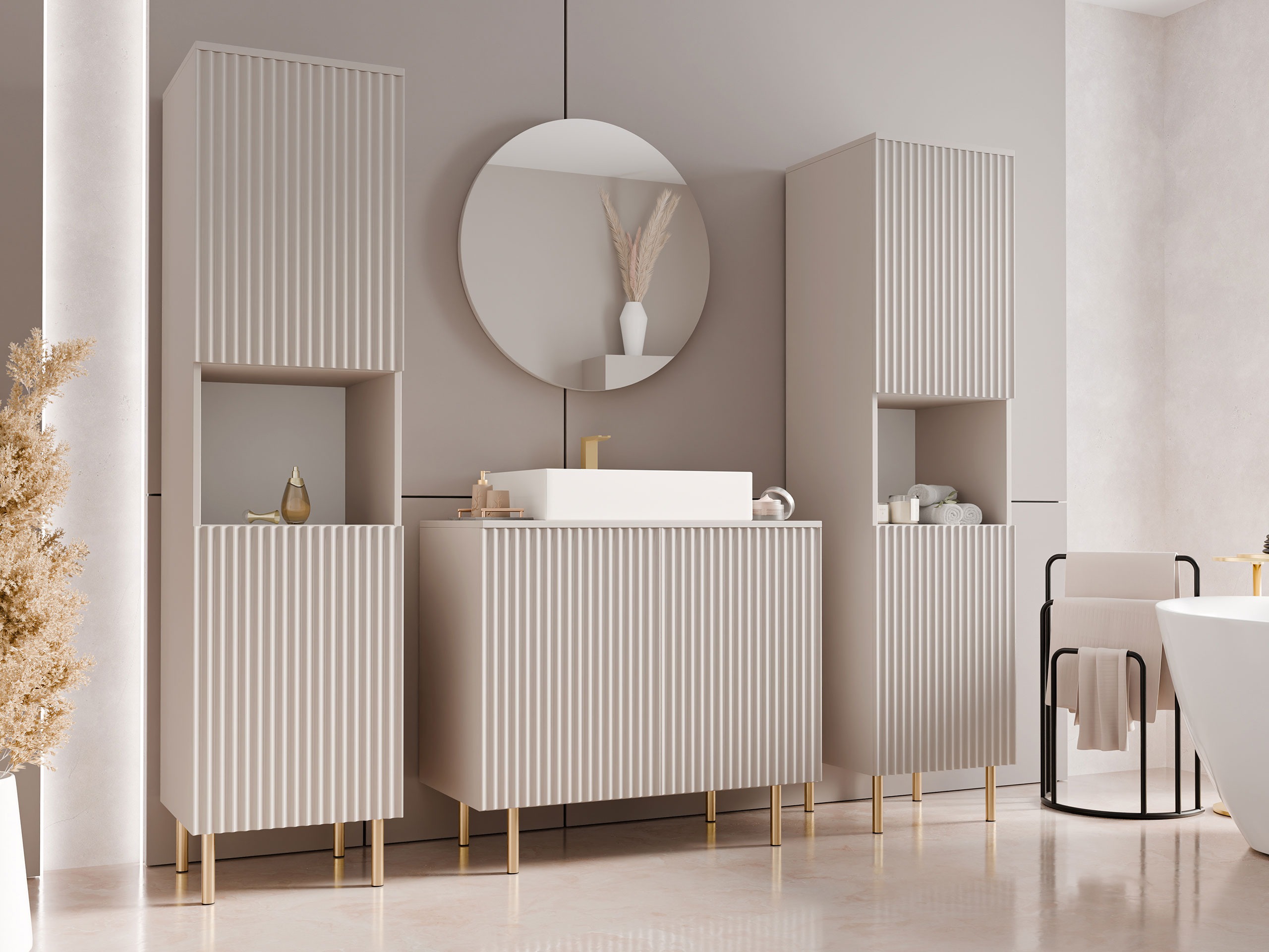 Badezimmer-Set Decus VI (Kaschmir)