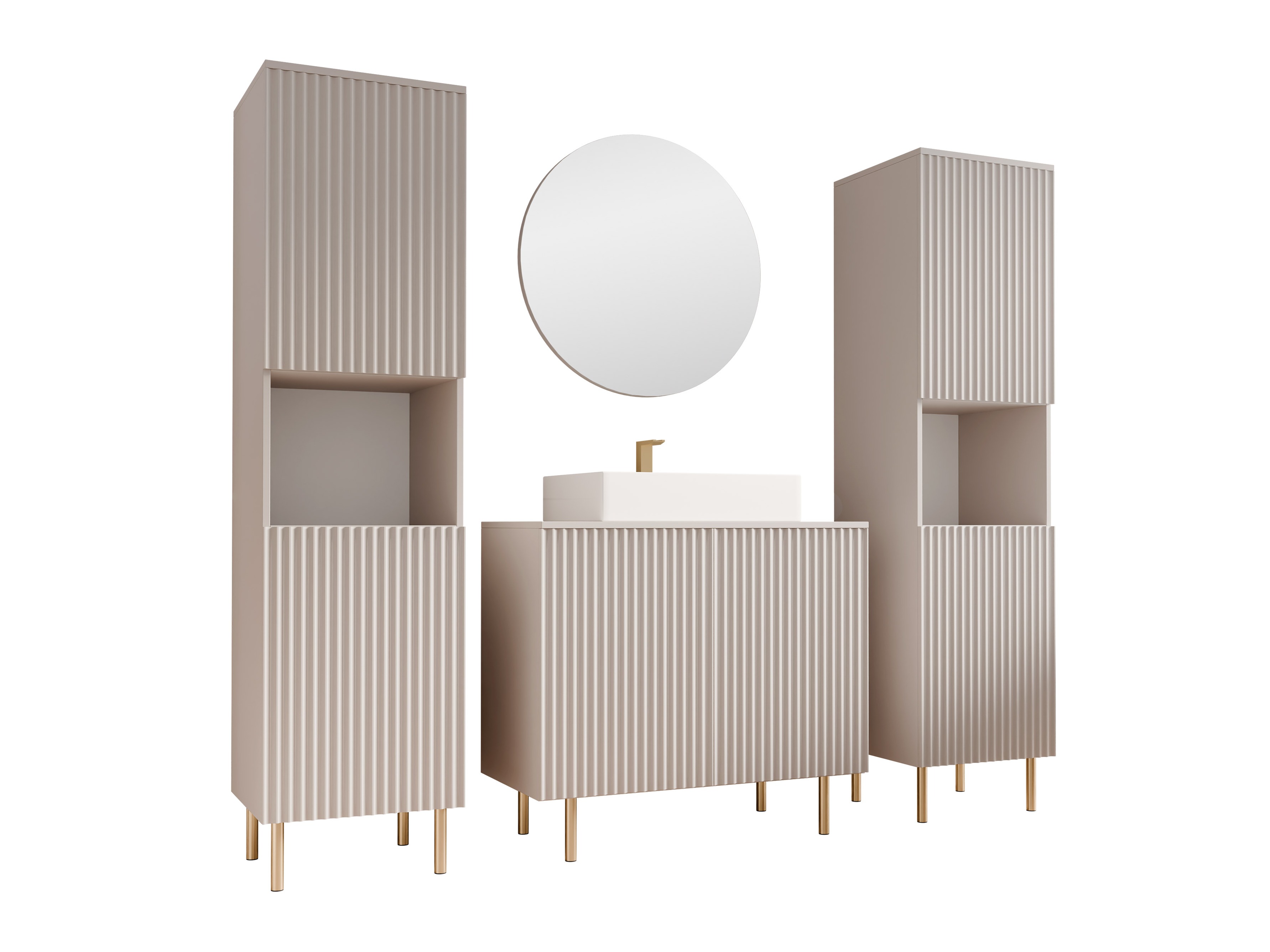 Badezimmer-Set Decus VI (Kaschmir)