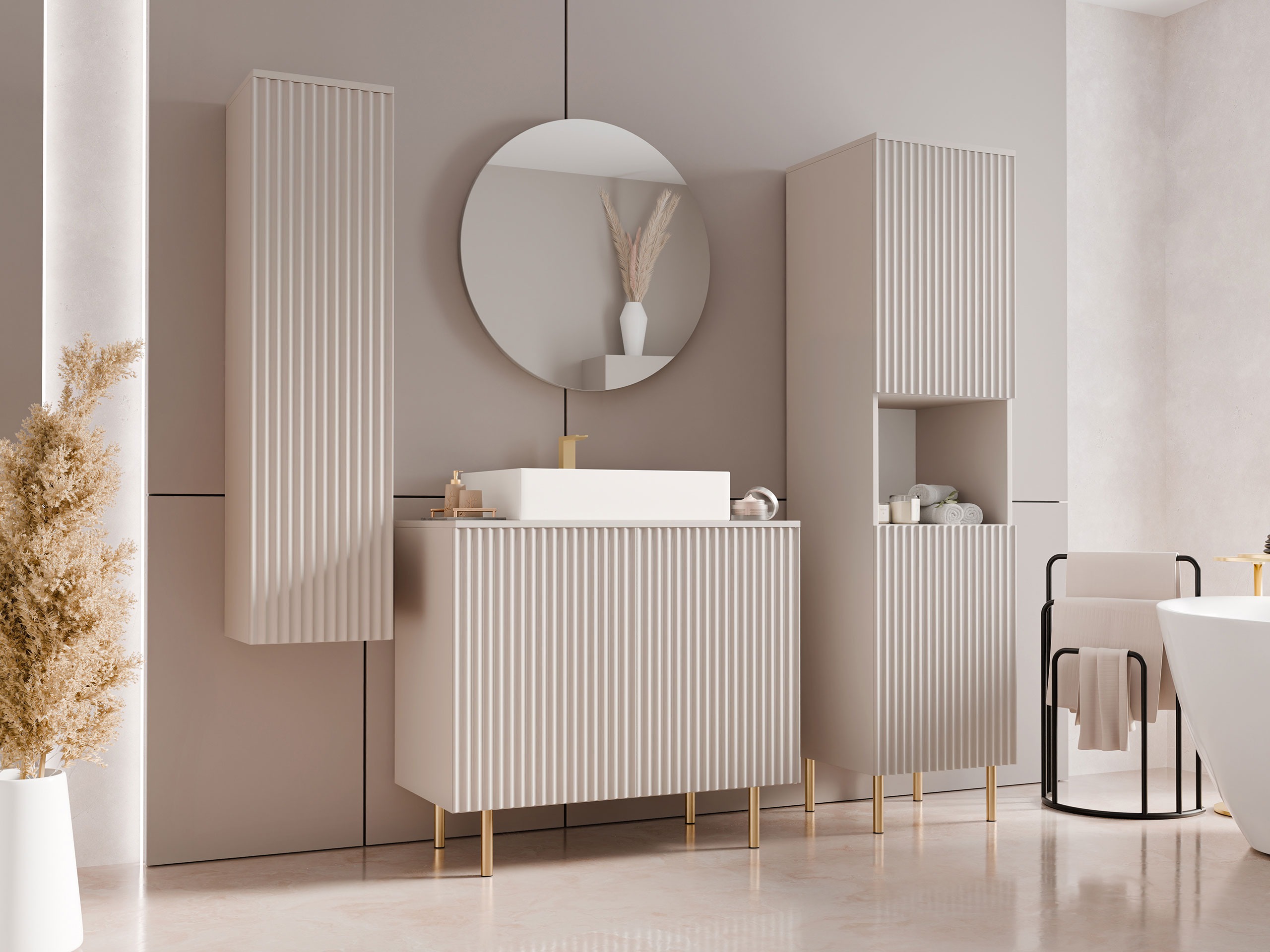 Badezimmer-Set Virdomi 113 (Kaschmir)