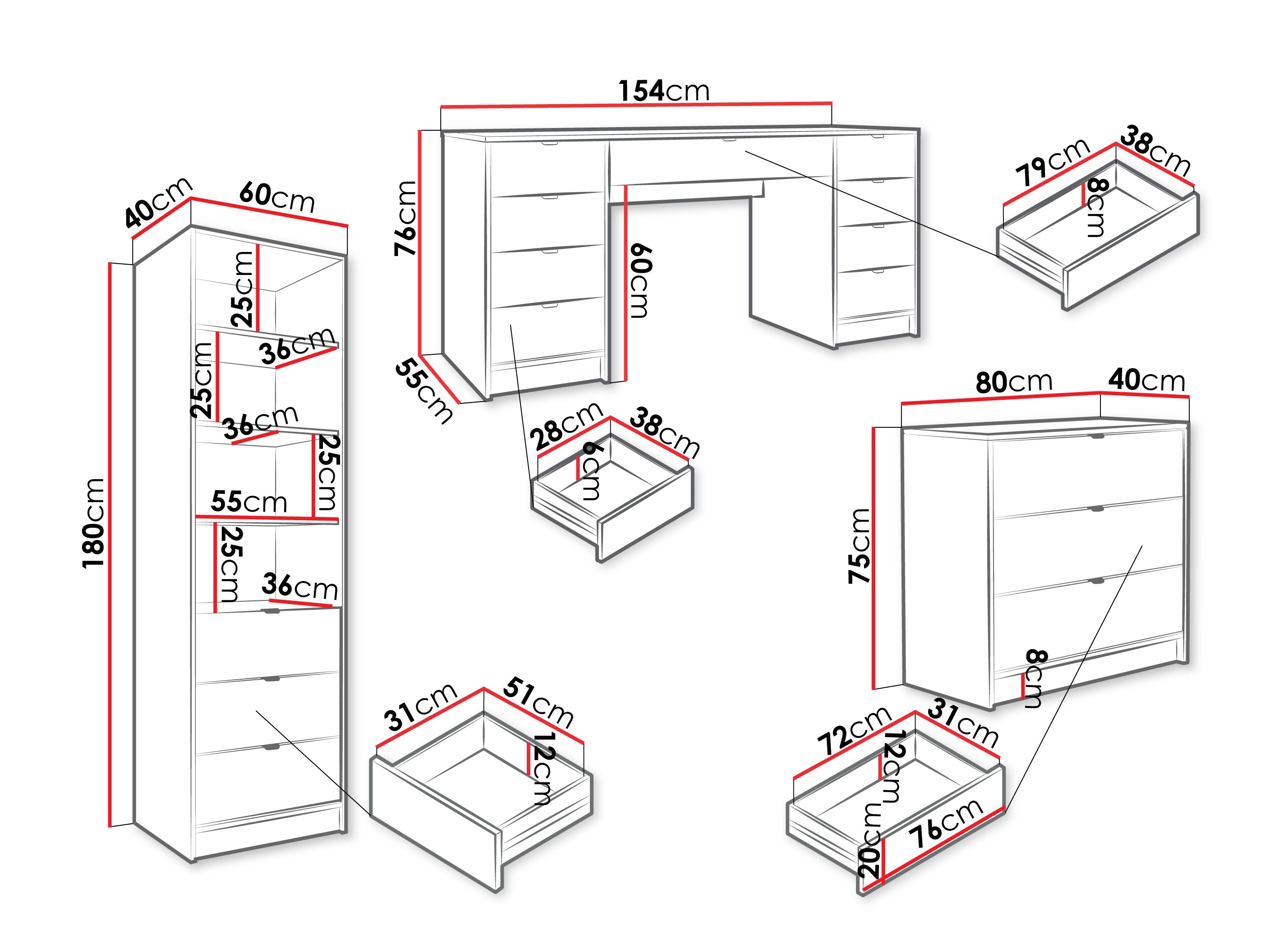 Heimbüro-Set Comfivo Papilio VI (Beige)