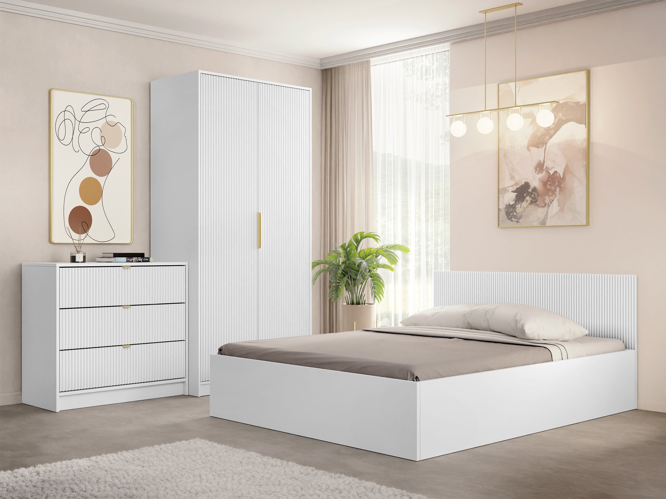 Schlafzimmer-Set Comfivo Papilio