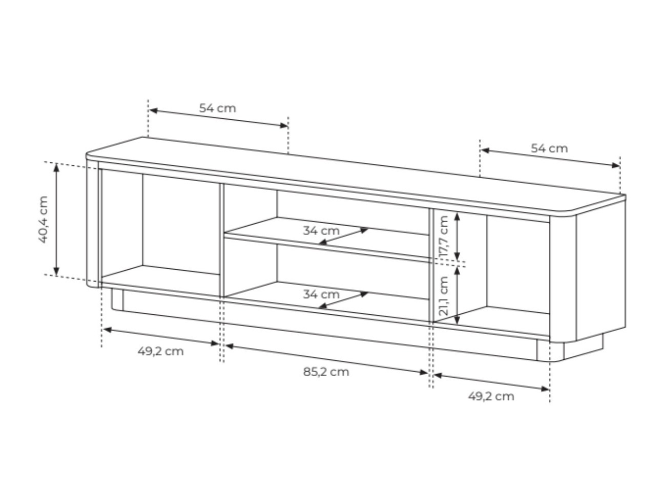 TV-Möbel Sevdori 104