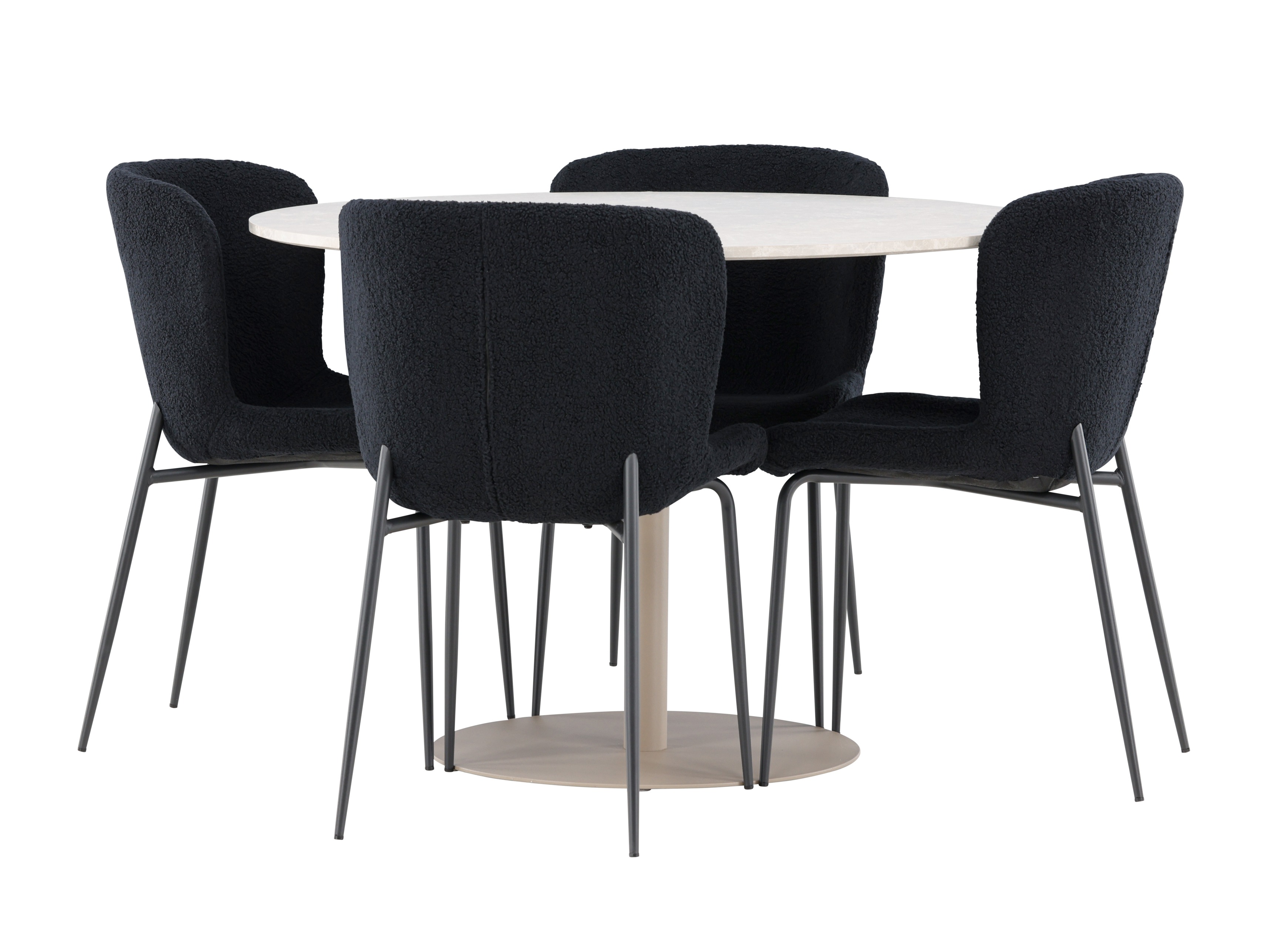 Essgruppe Dallas 4863 (Schwarz)