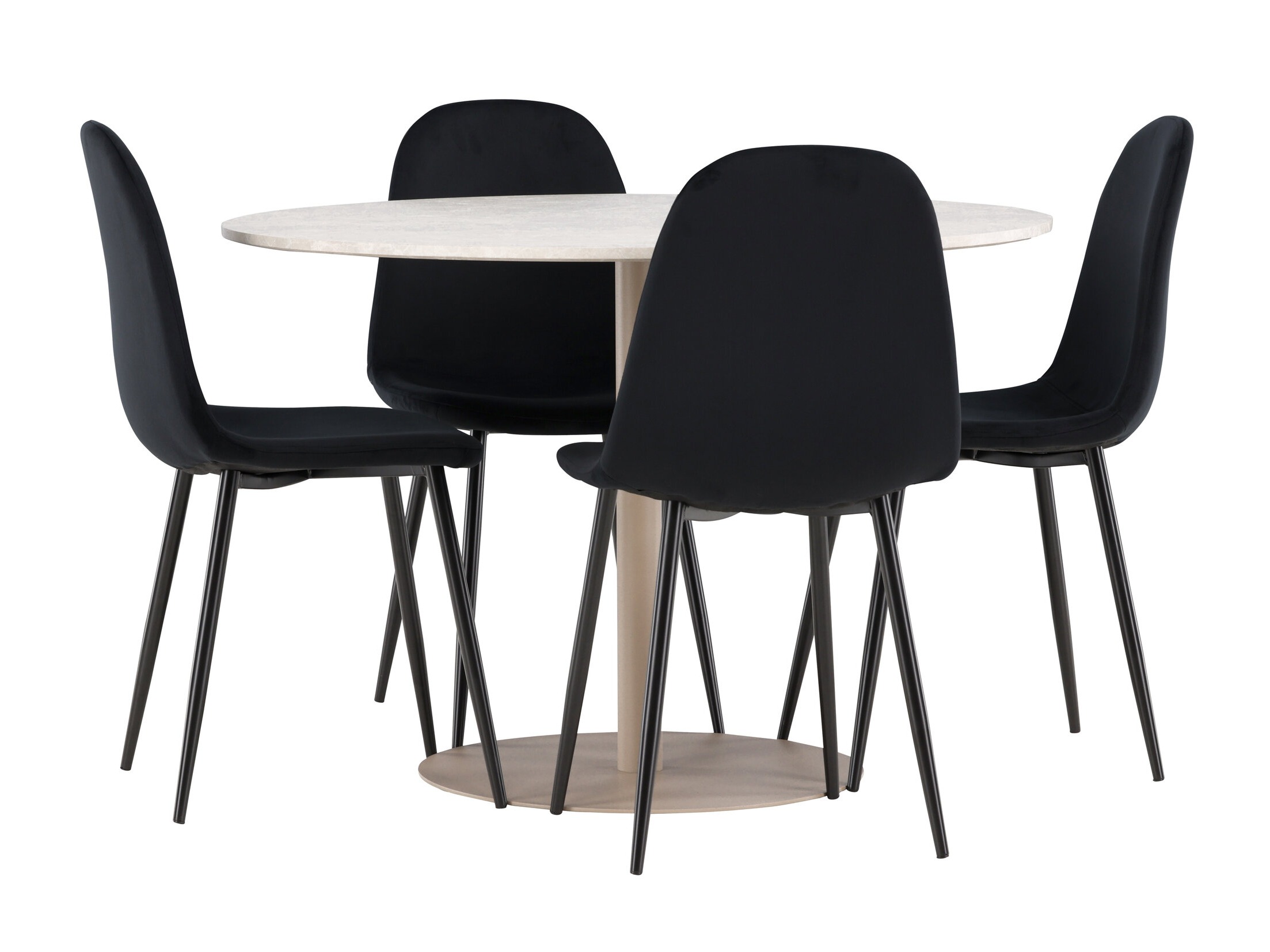 Essgruppe Dallas 4867 (Schwarz)