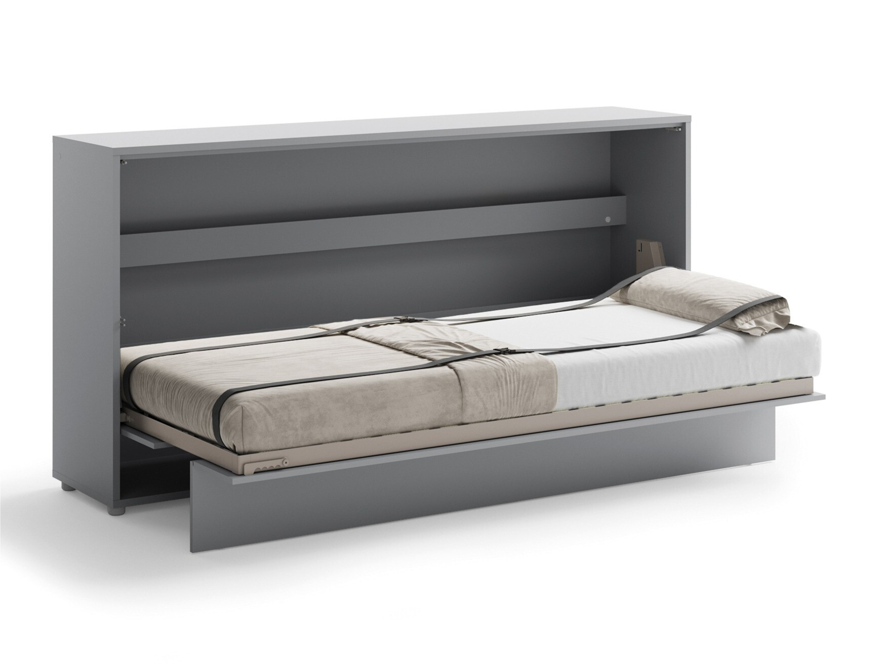 Schrankbett Concept Pro Lenart Levfere 115 (Grau)