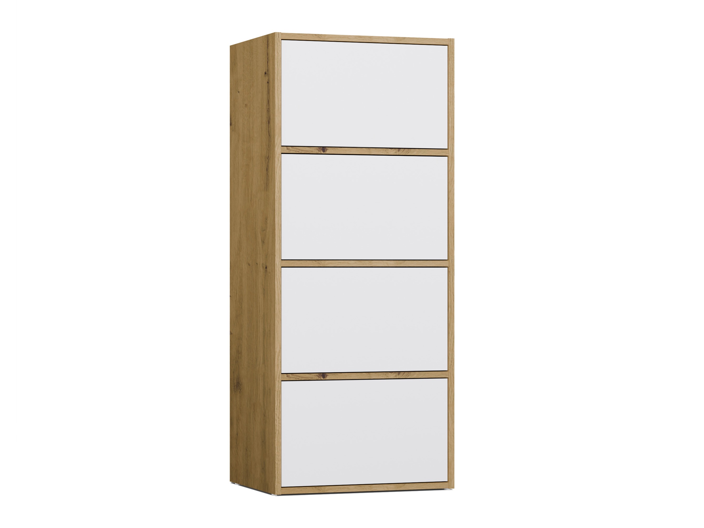 Sideboard Mandeville 298 (Weiß + Artisan Eichenholzoptik)