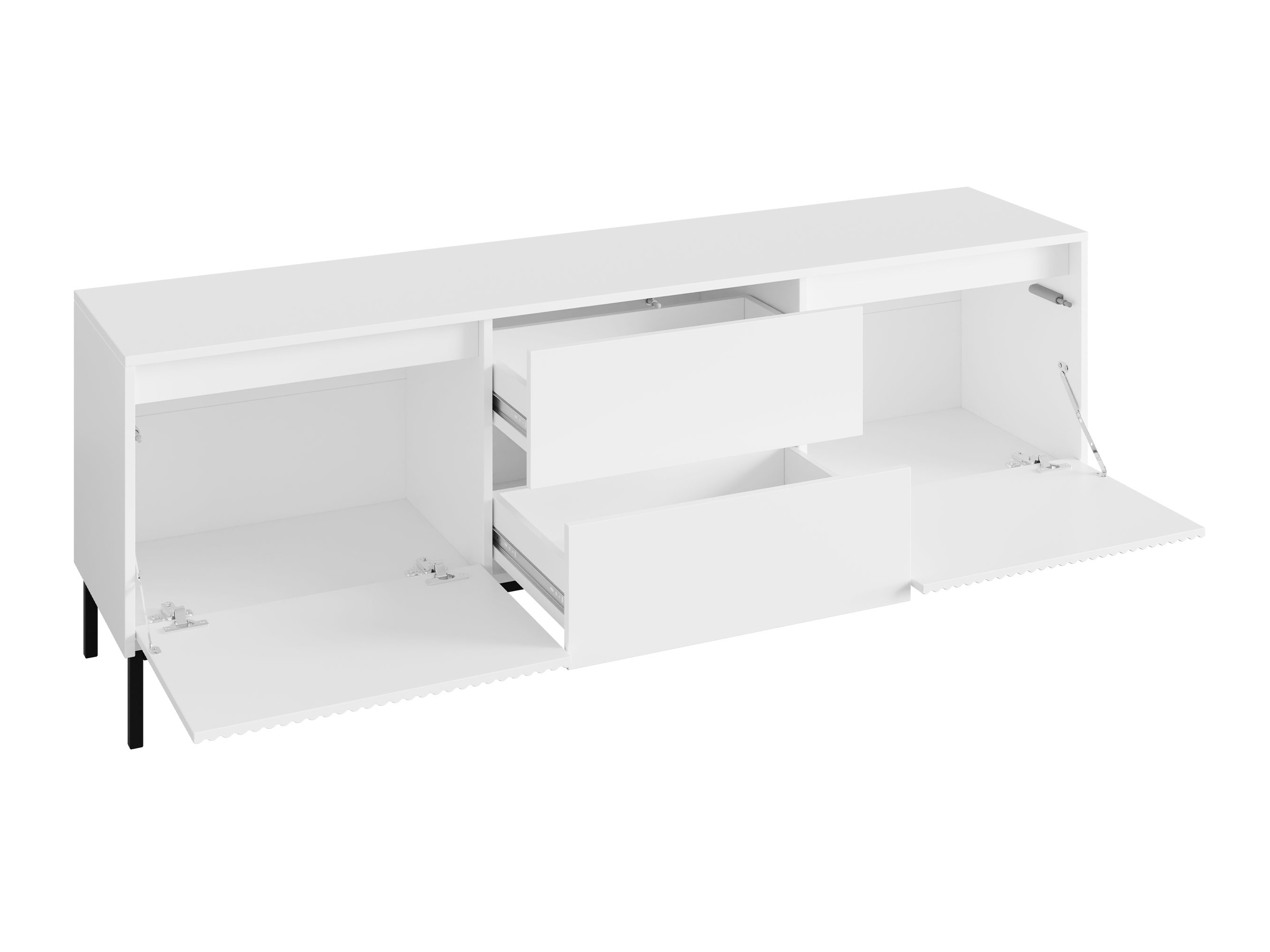 Wohnzimmer-Sets Comfivo Delruva V (Weiß)