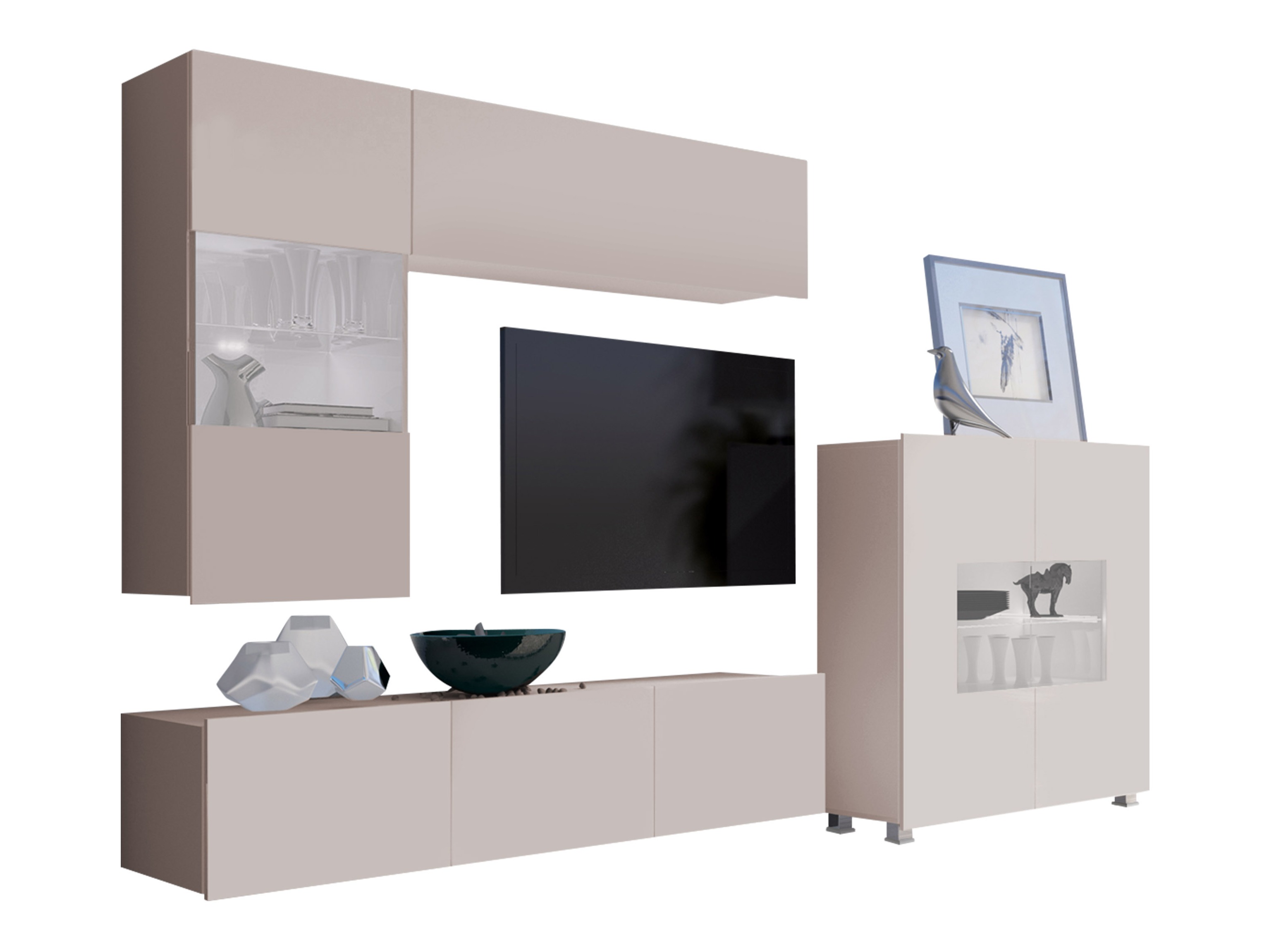 Wohnzimmer-Sets Remus III (Kaschmir)