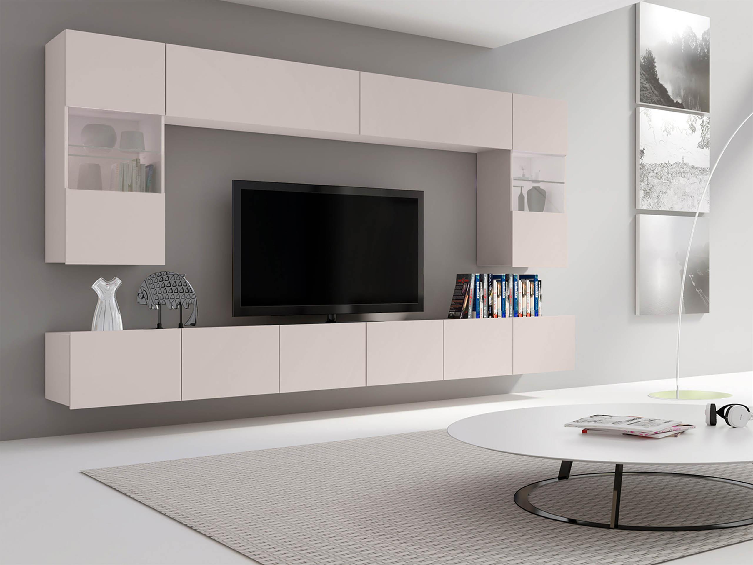 Wohnzimmer-Sets Remus I (Kaschmir)