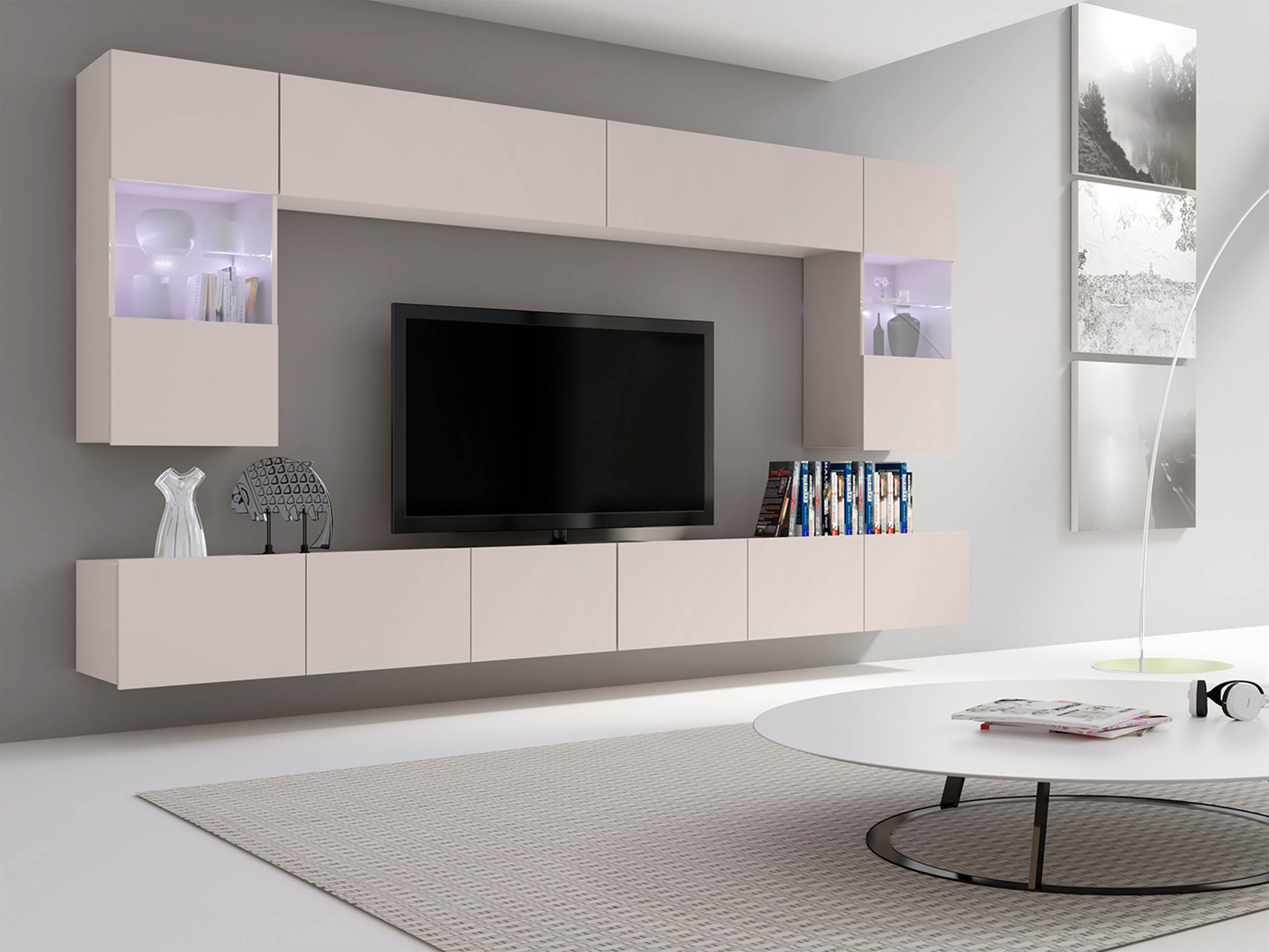 Wohnzimmer-Sets Remus I (Kaschmir)
