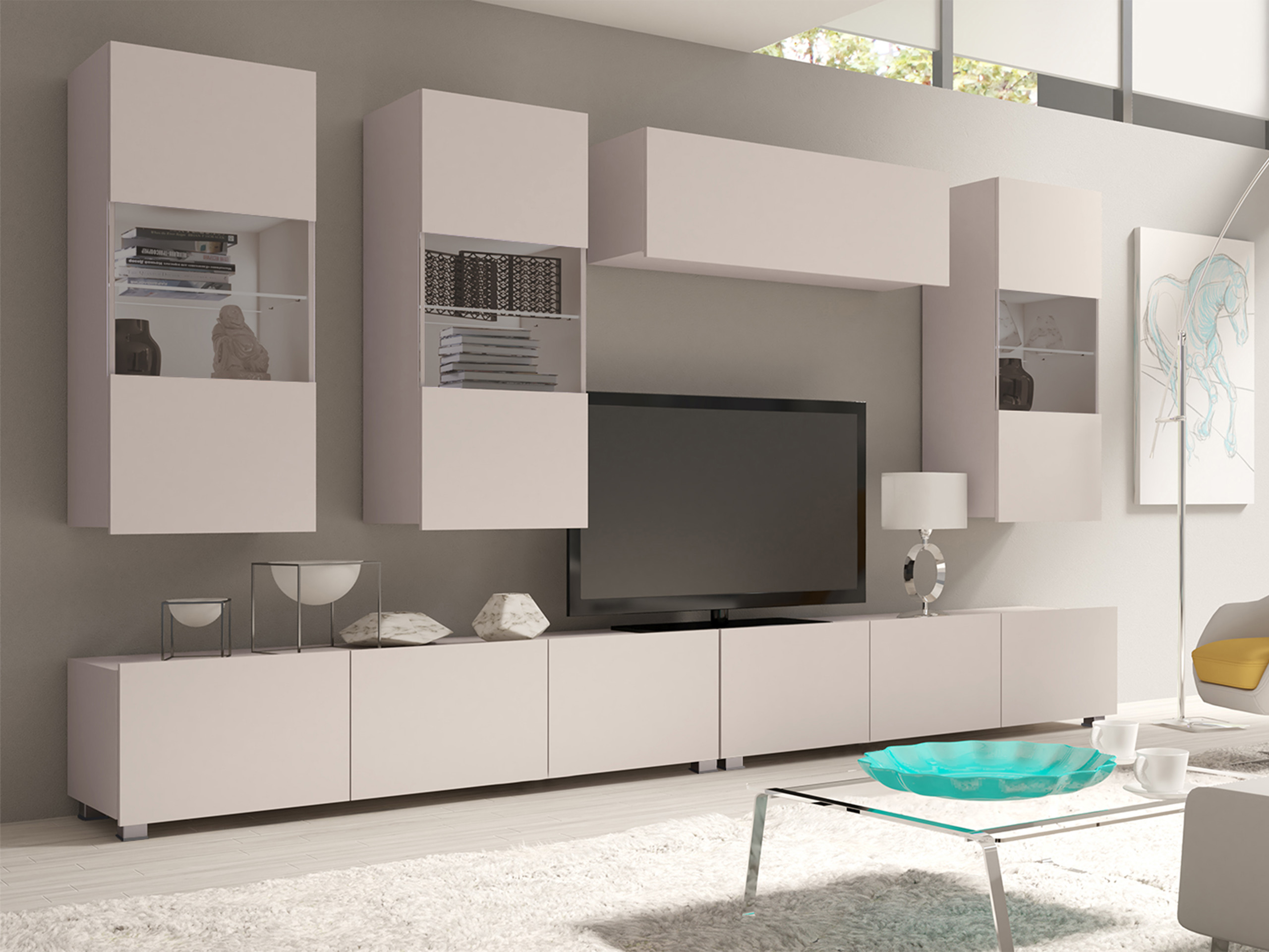 Wohnzimmer-Sets Remus V (Kaschmir)