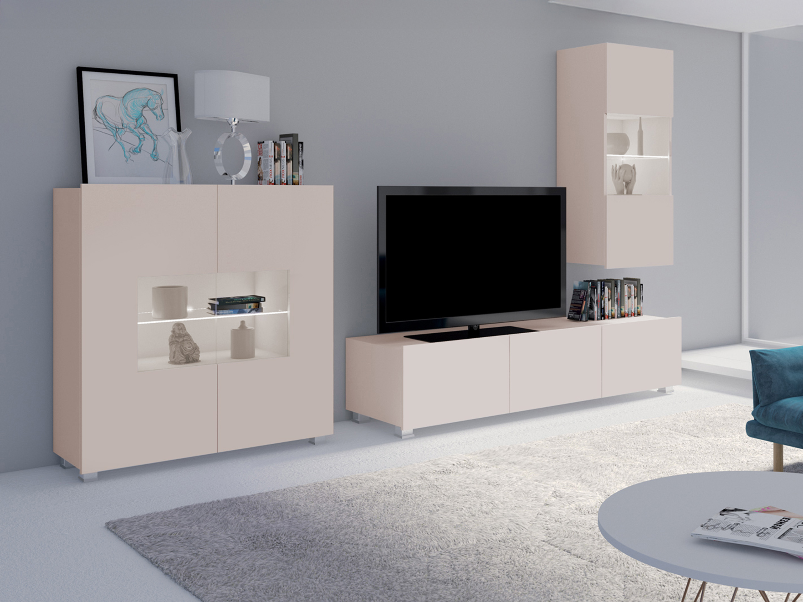 Wohnzimmer-Sets Remus VII (Kaschmir)