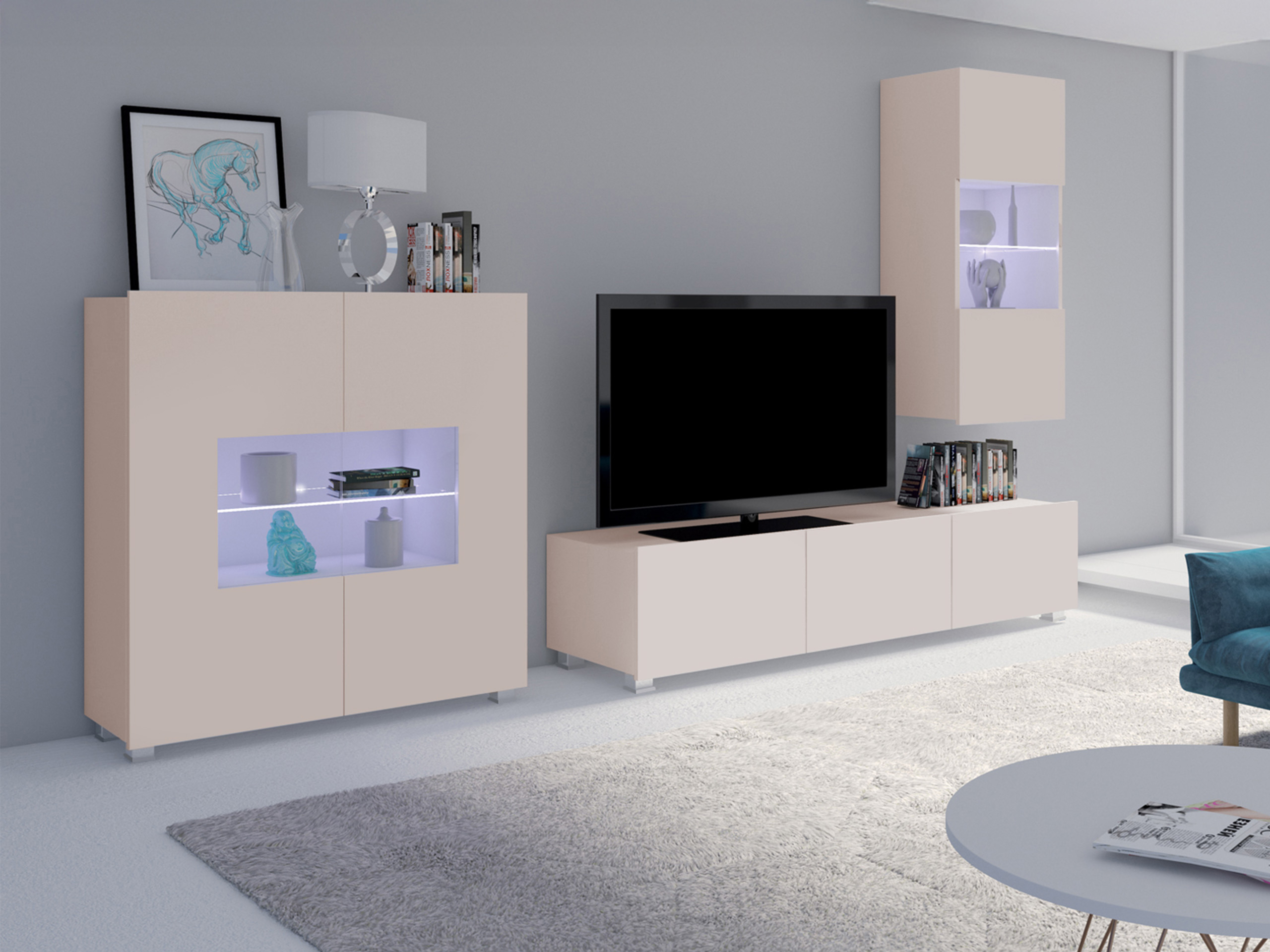Wohnzimmer-Sets Remus VII (Kaschmir)