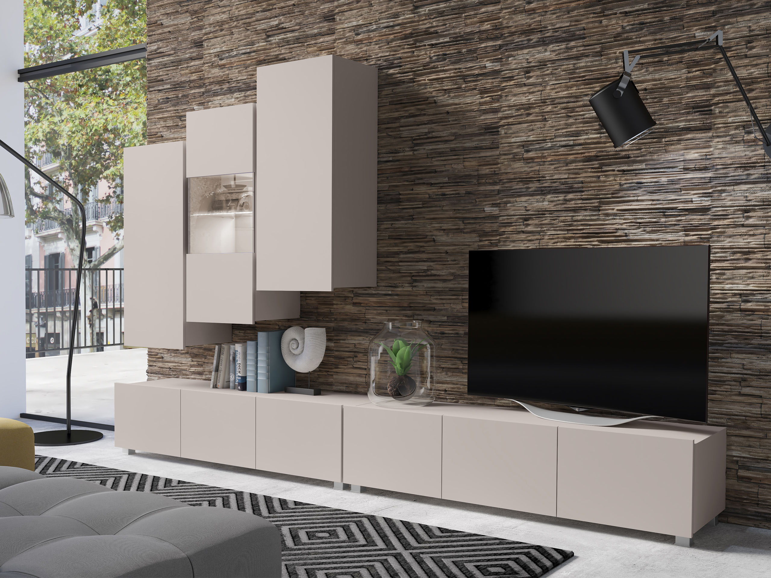 Wohnzimmer-Sets Remus XVII (Kaschmir)