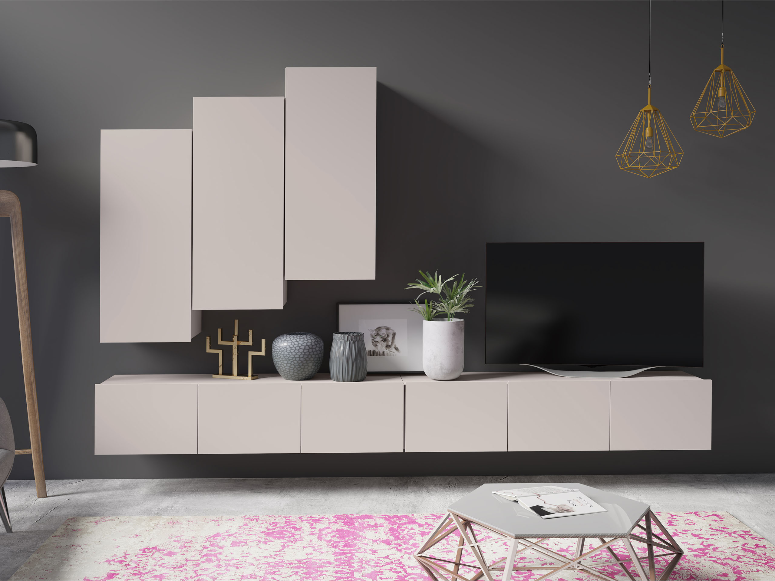 Wohnzimmer-Sets Remus XX (Kaschmir)