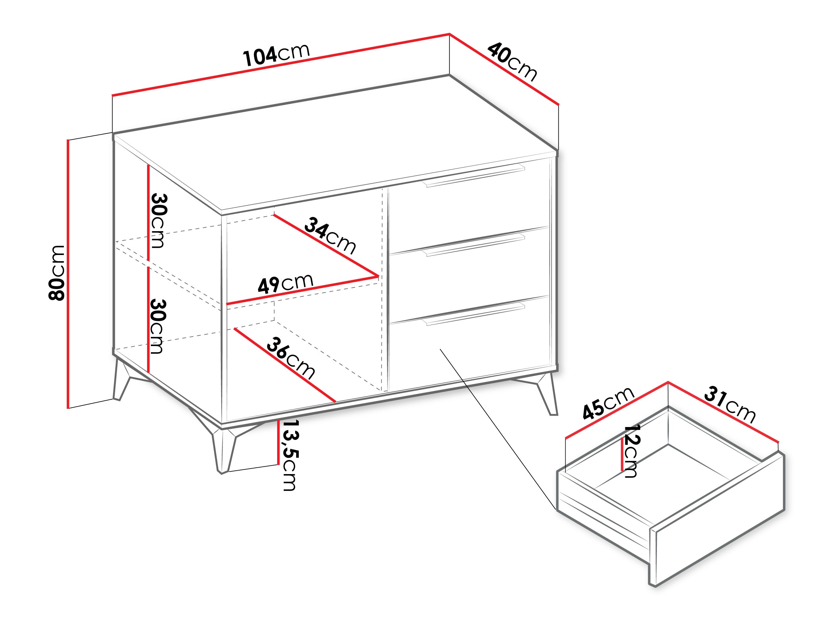 Kommoden Comfivo Citrus I