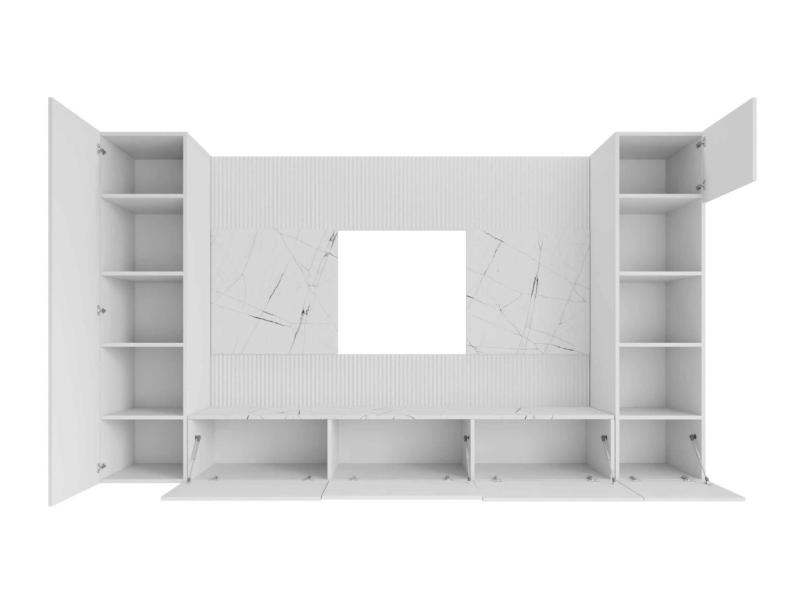 Wohnzimmer-Sets Comfivo Salix IV (Beige + Eichenholzoptik)