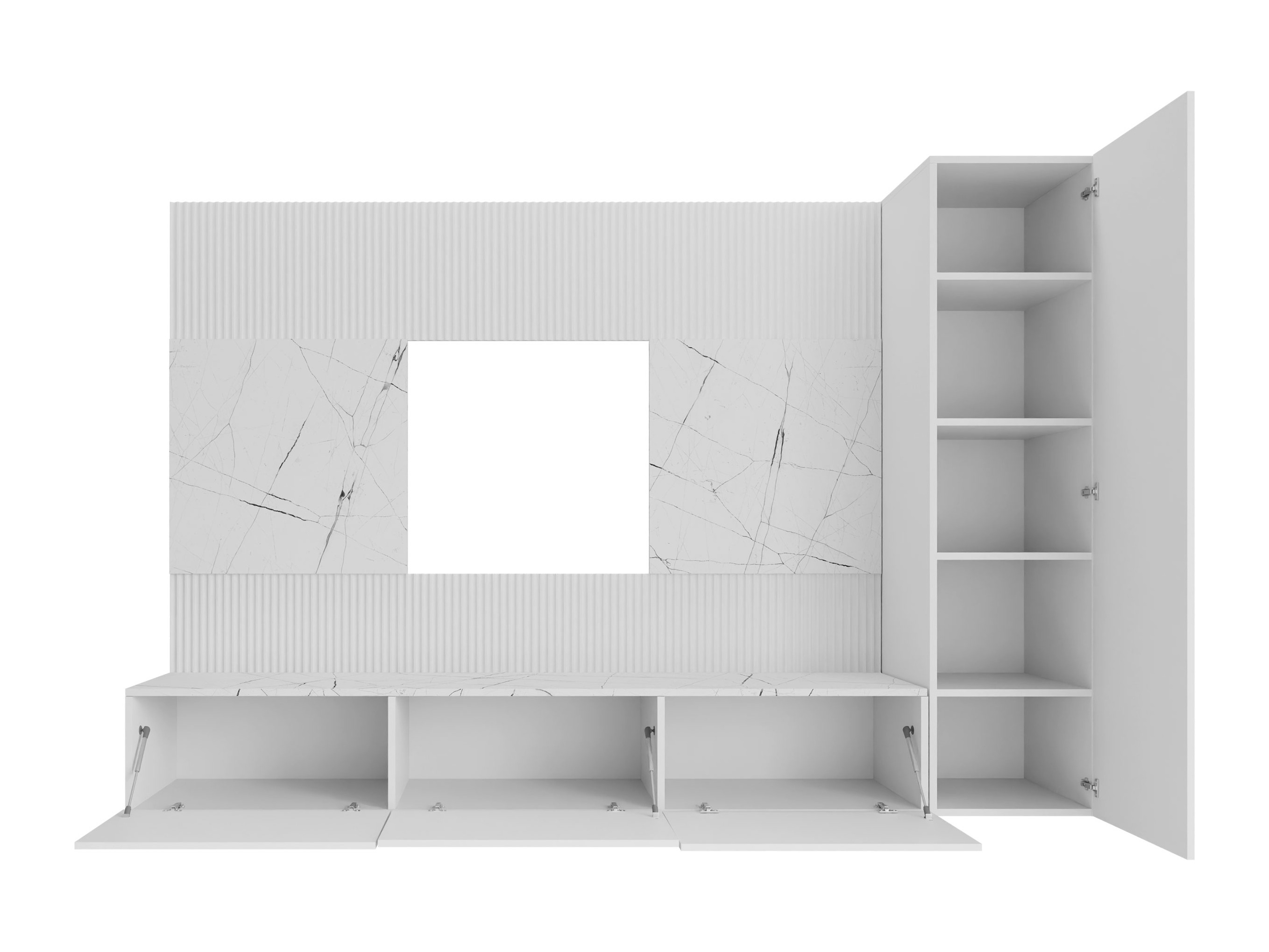 Wohnzimmer-Sets Comfivo Salix VI (Beige + Eiche Cremona)