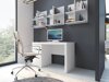 Bürotisch Venlori 120 (Weiß + Graphit)