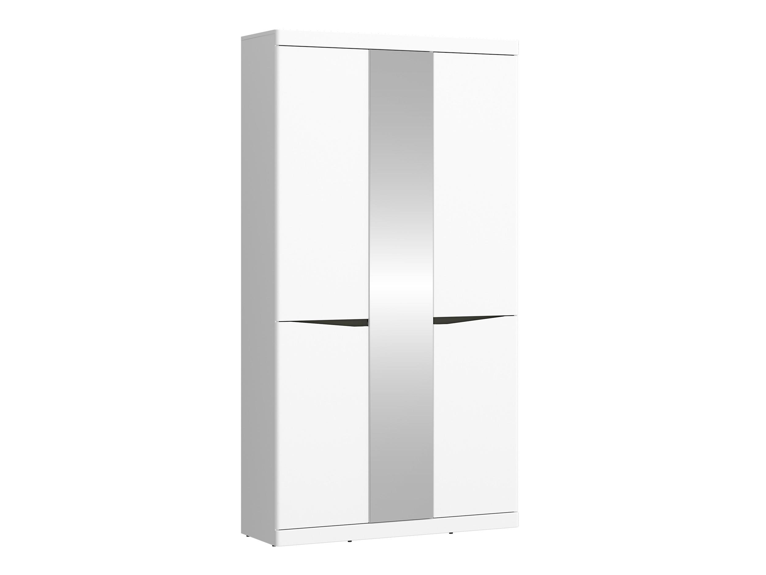 Kleiderschrank Venlori 139 (Weiß + Graphit)