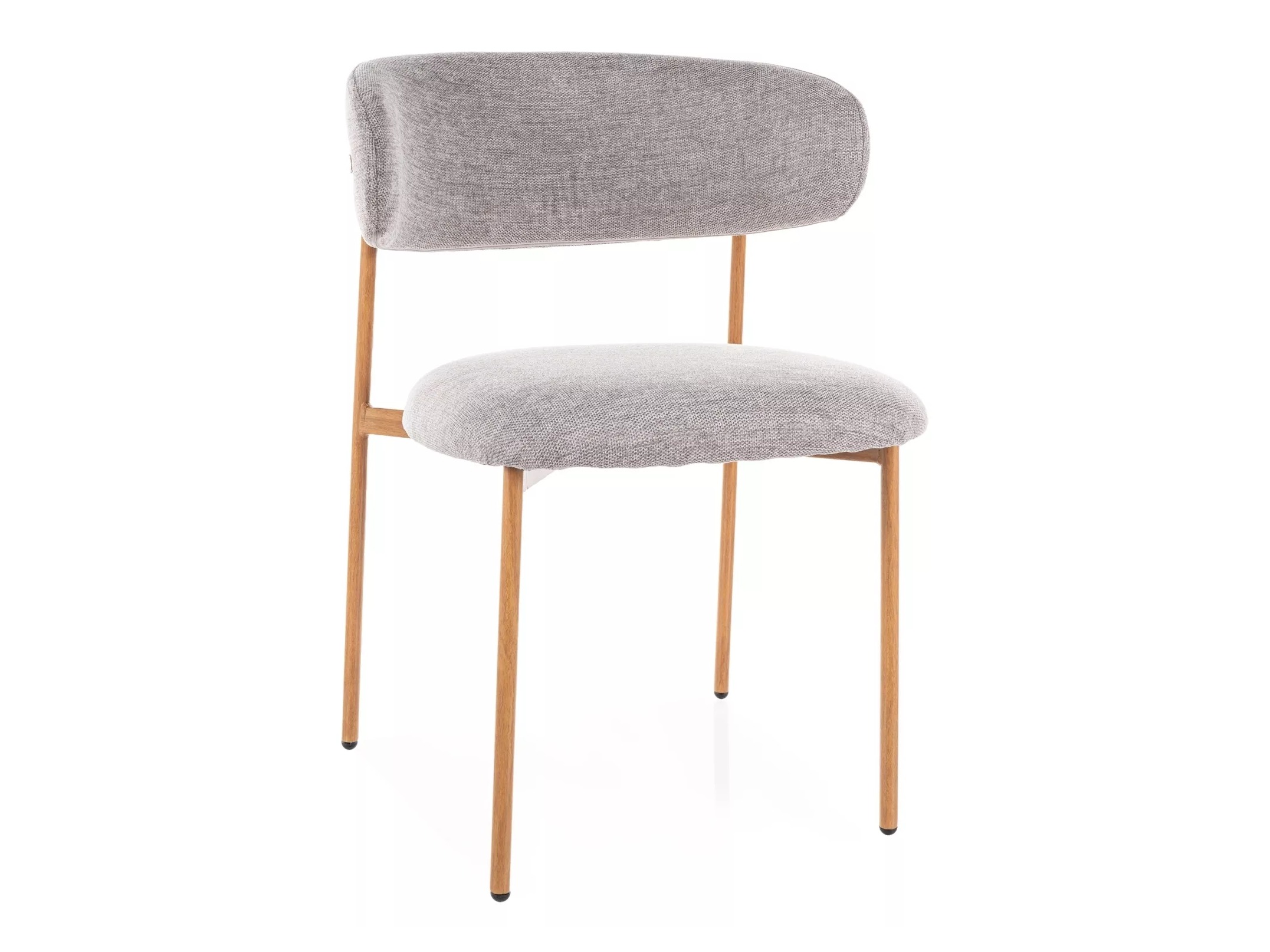 Stuhl Detroit 802 (Grau + Eichenholzoptik)