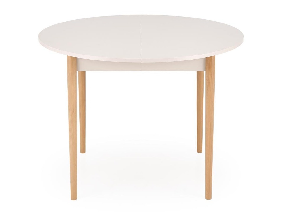 Tisch Houston 1990 (Helles Holz + Kaschmir)