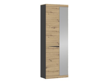 Kleiderschrank Venlori 118 (Artisan Eichenholzoptik + Anthrazit)