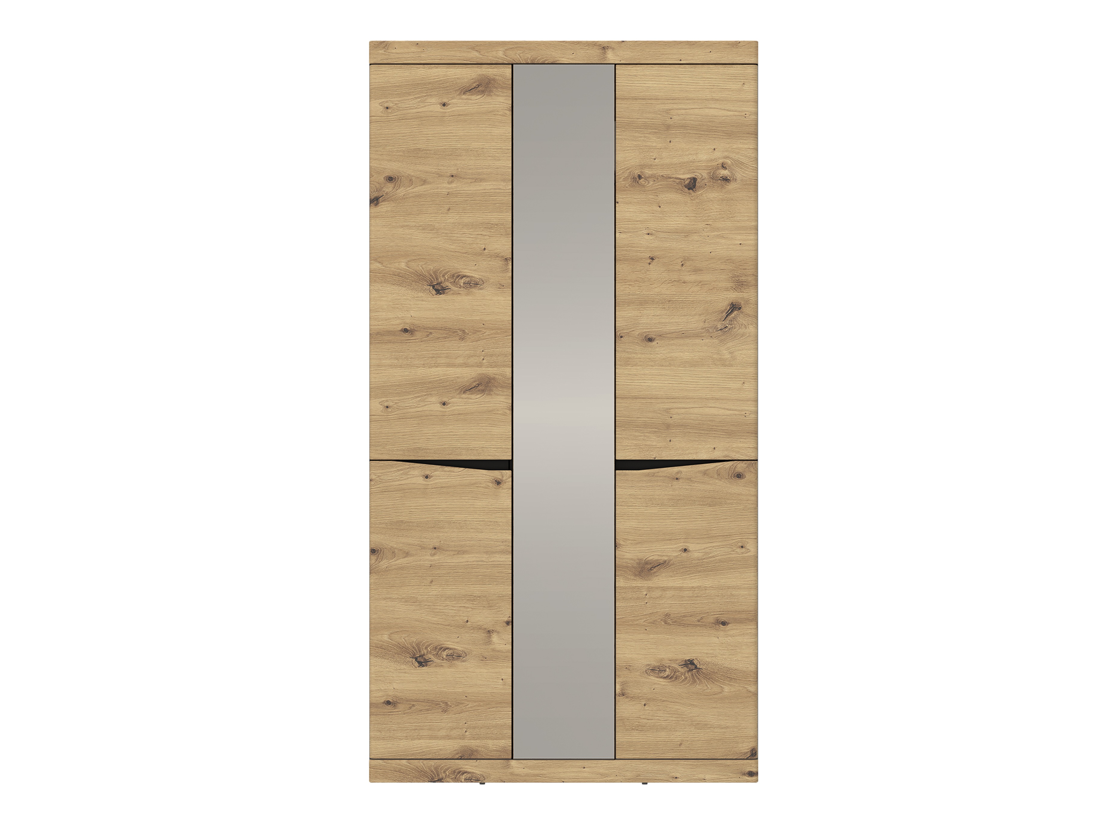 Kleiderschrank Venlori 139 (Anthrazit + Artisan Eichenholzoptik)