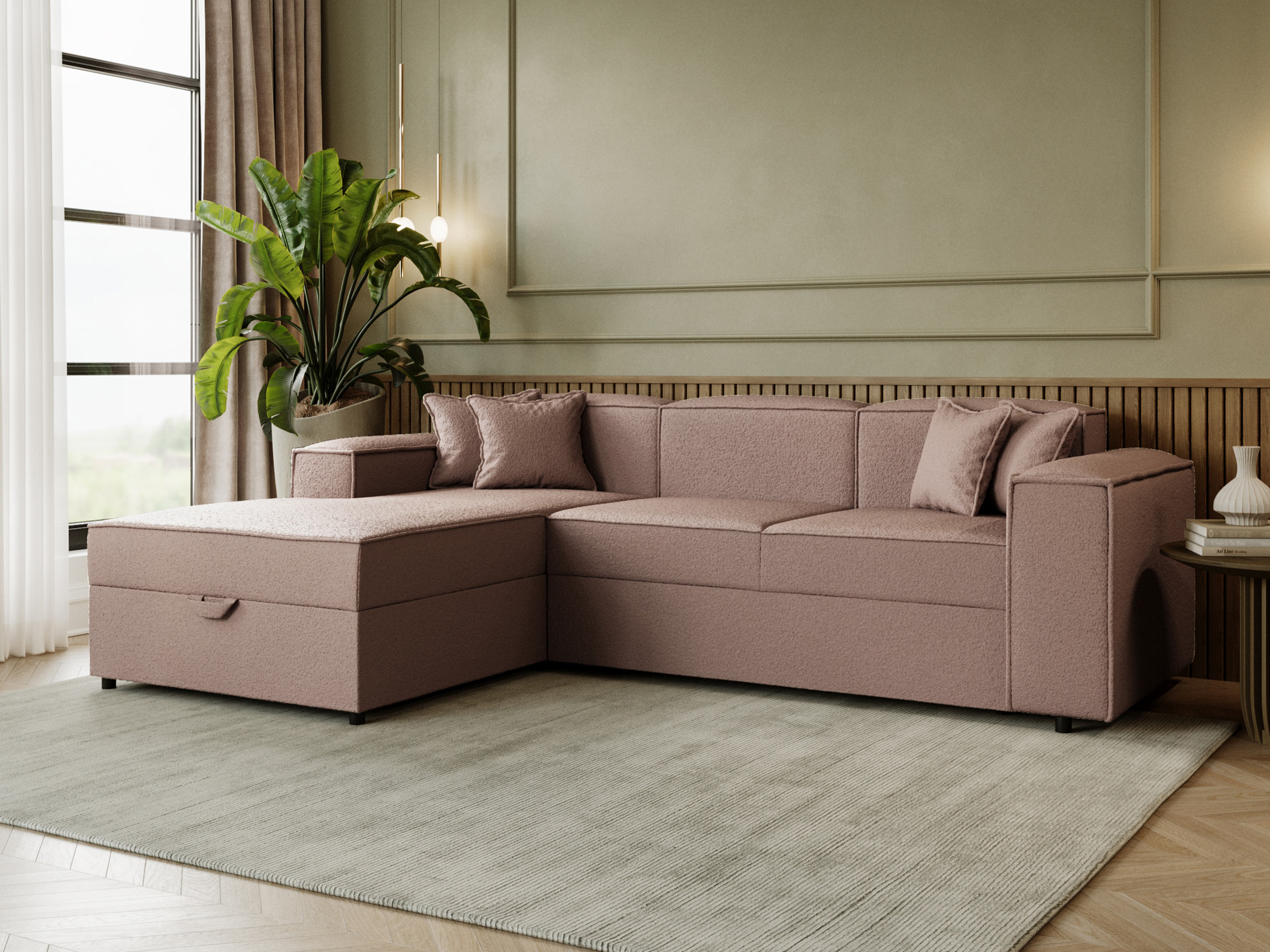 Ecksofa Clovis 116 (Coral 45)