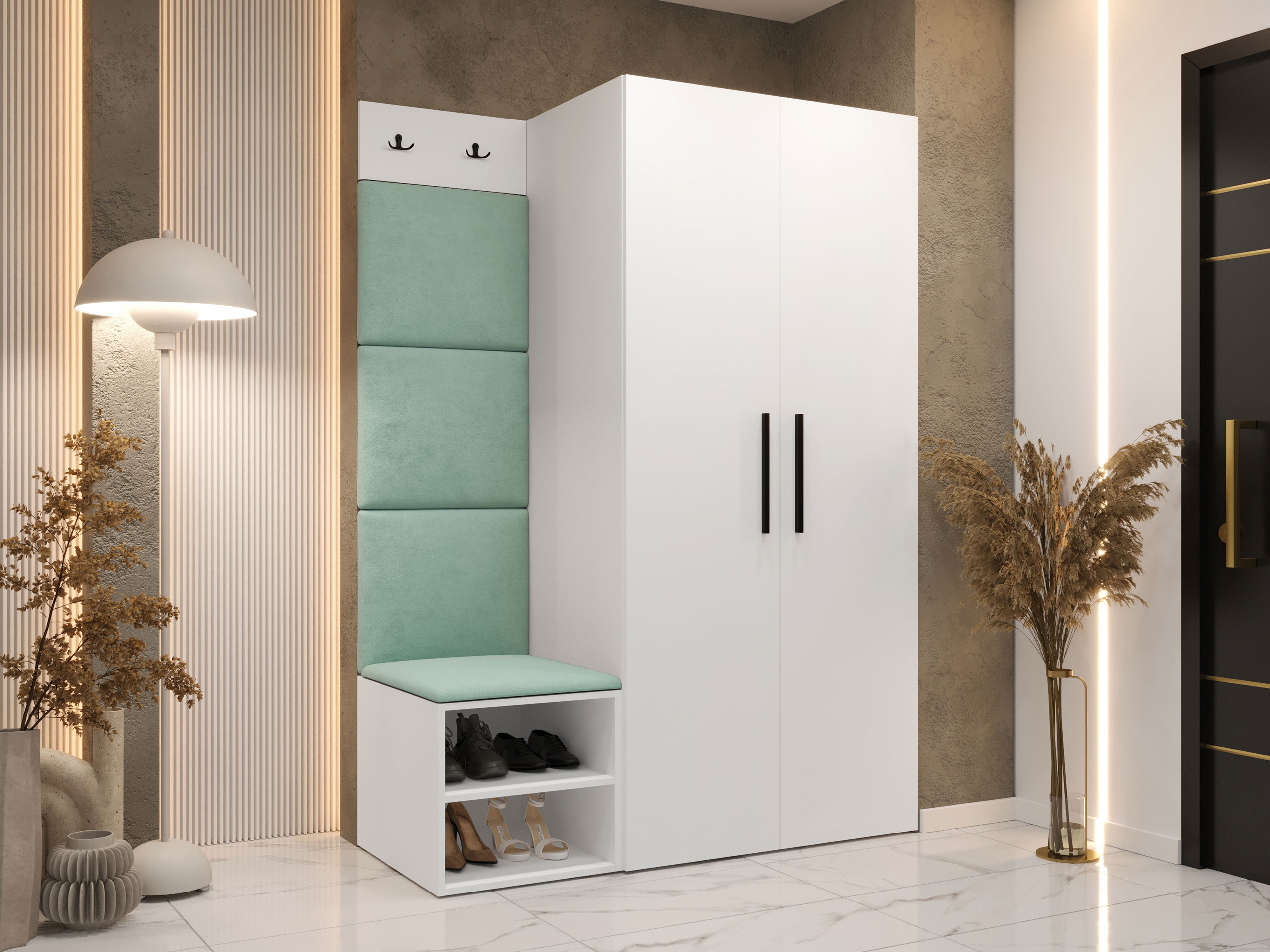 Flurgarnitur Hartford 523 (Weiß)