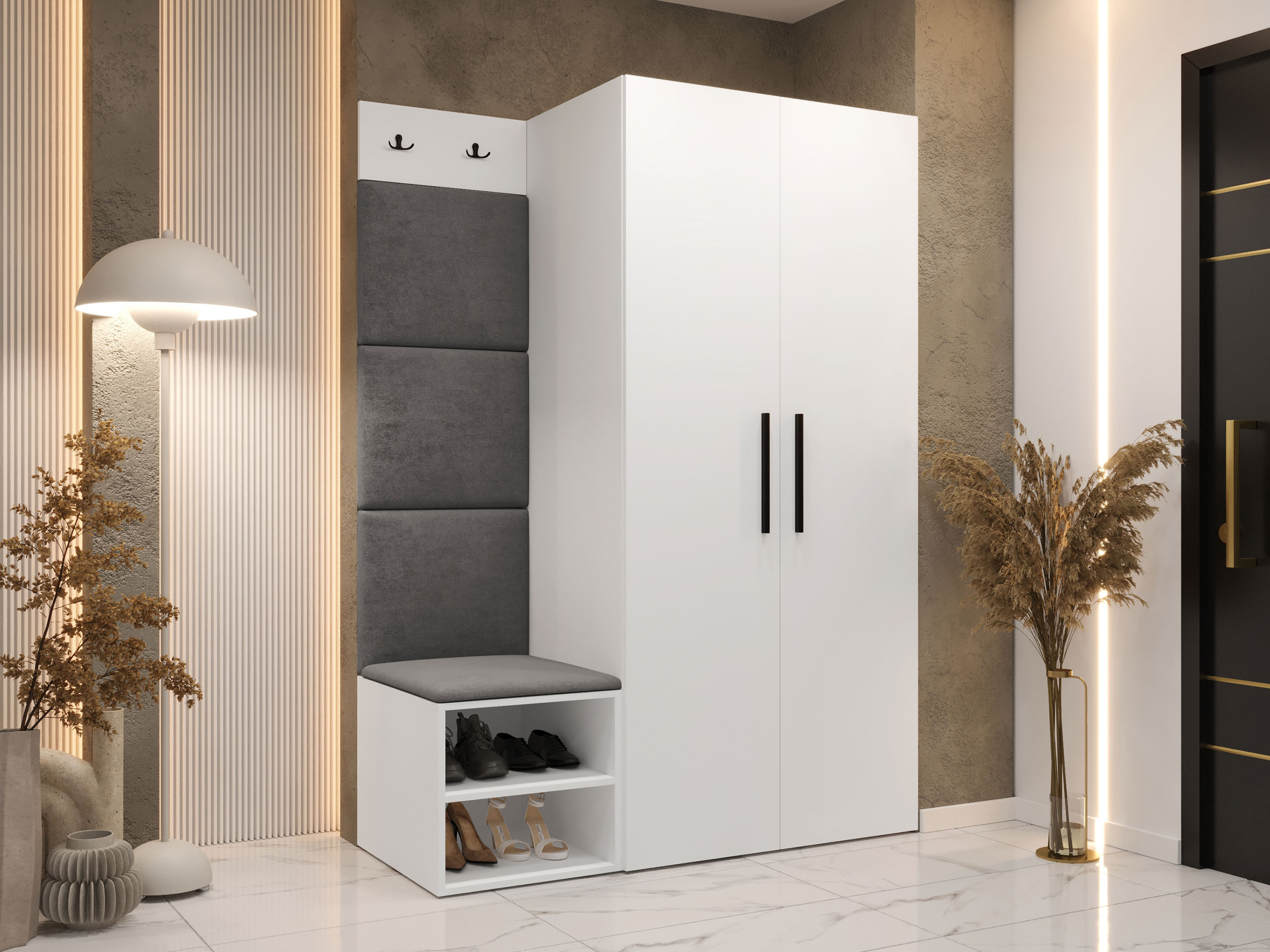 Flurgarnitur Hartford 523 (Weiß)