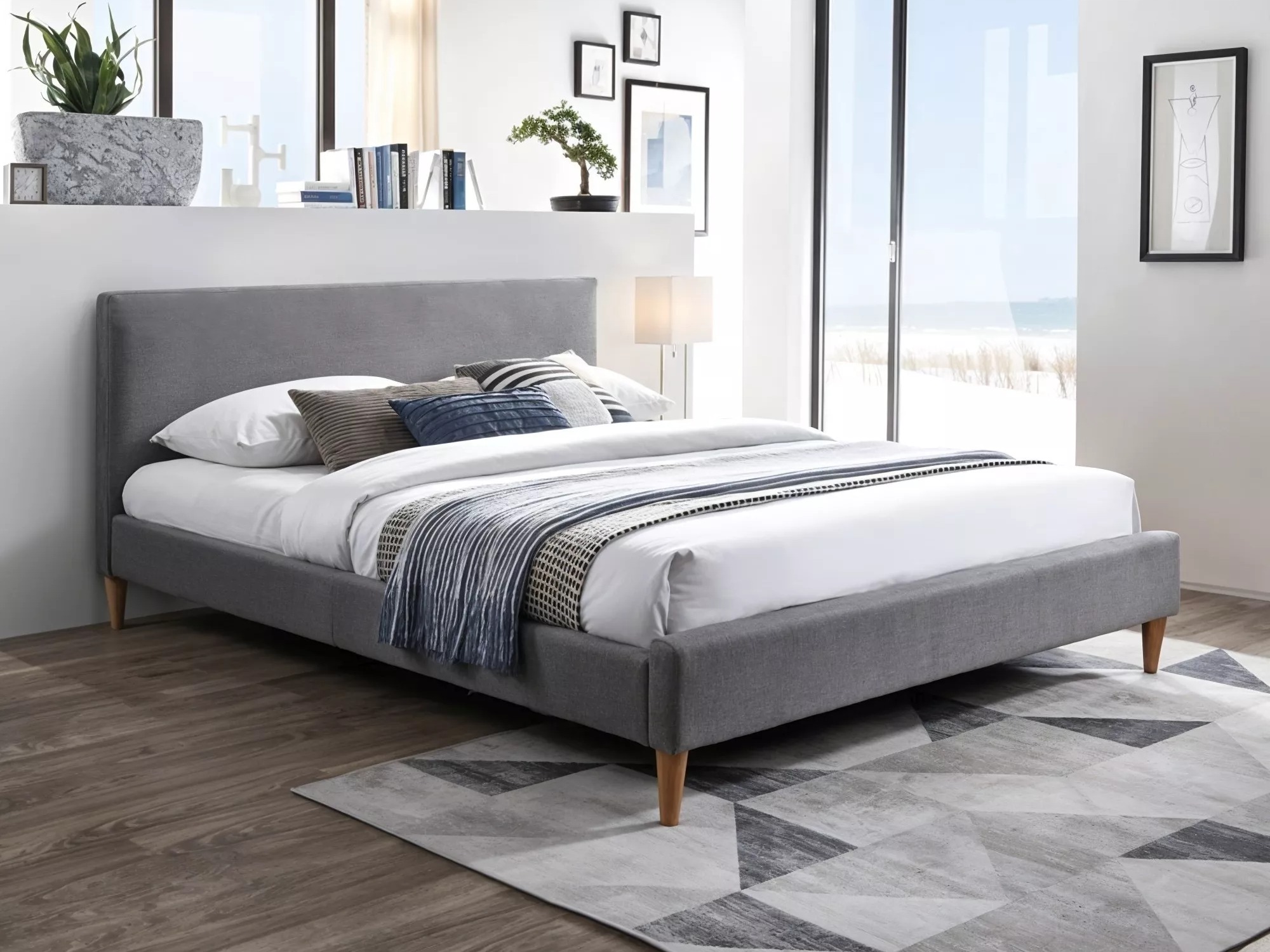 Bett Detroit 100 (Grau)