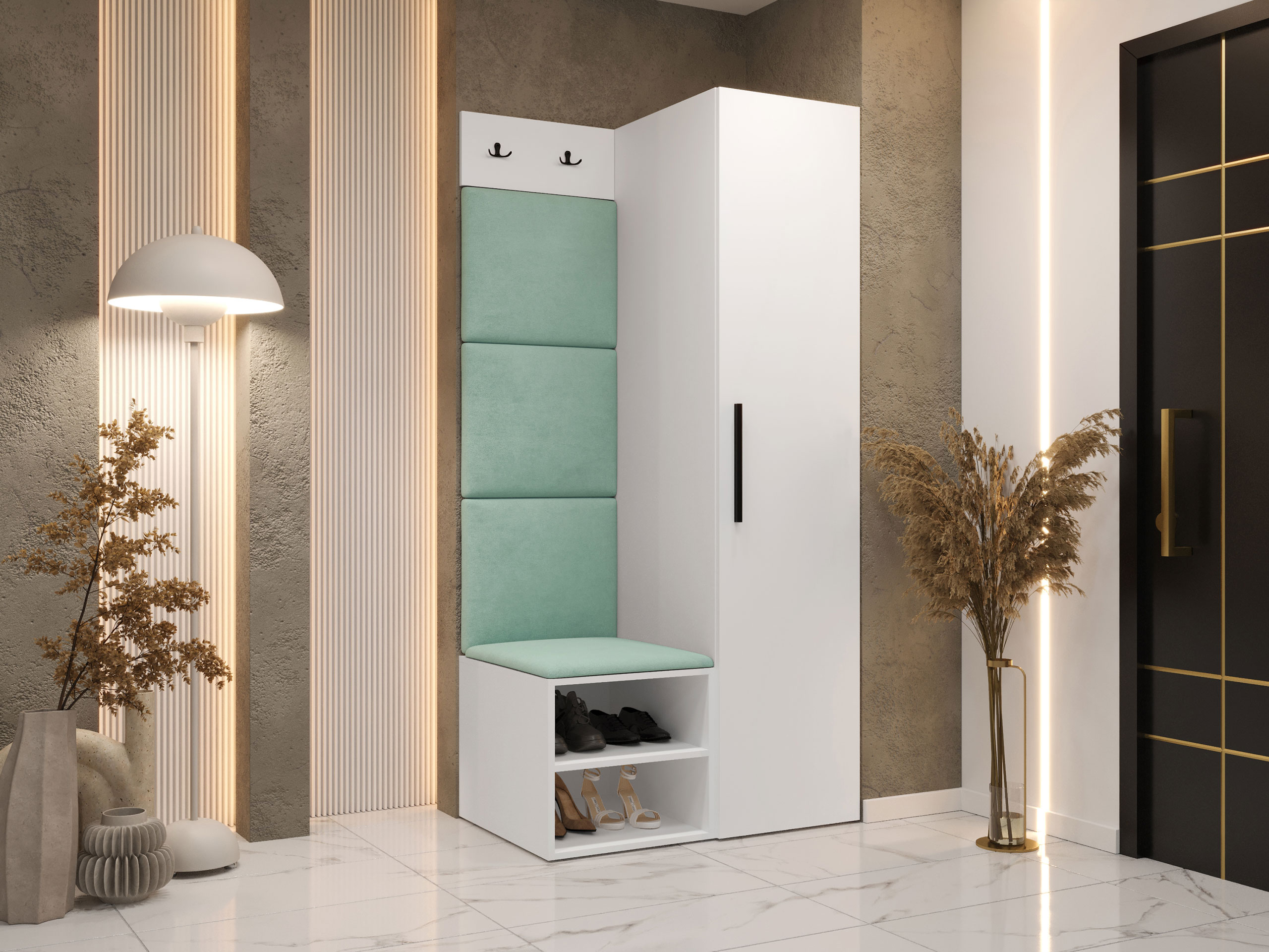 Flurgarnitur Hartford 524 (Weiß)