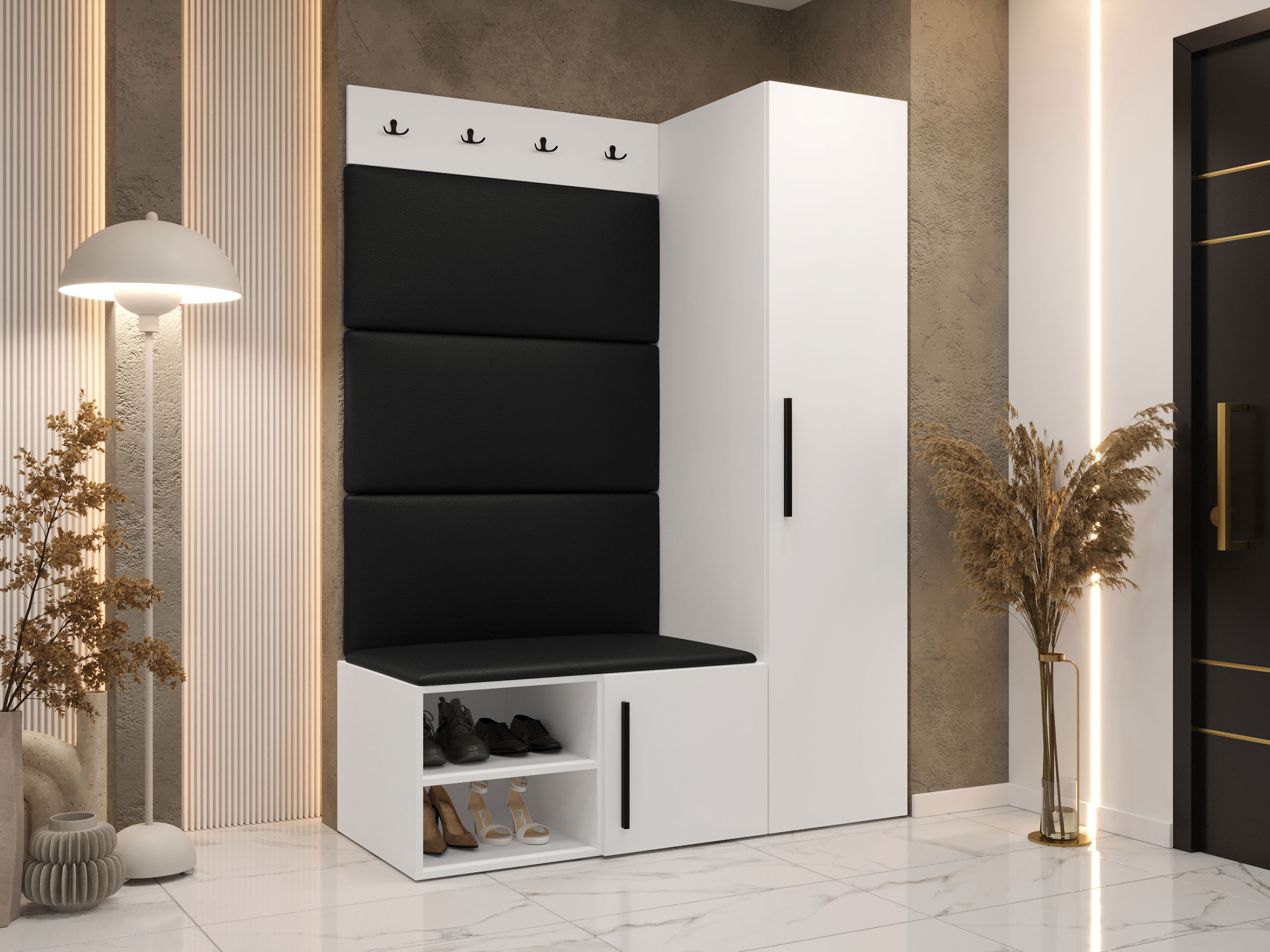 Flurgarnitur Hartford 525 (Weiß)