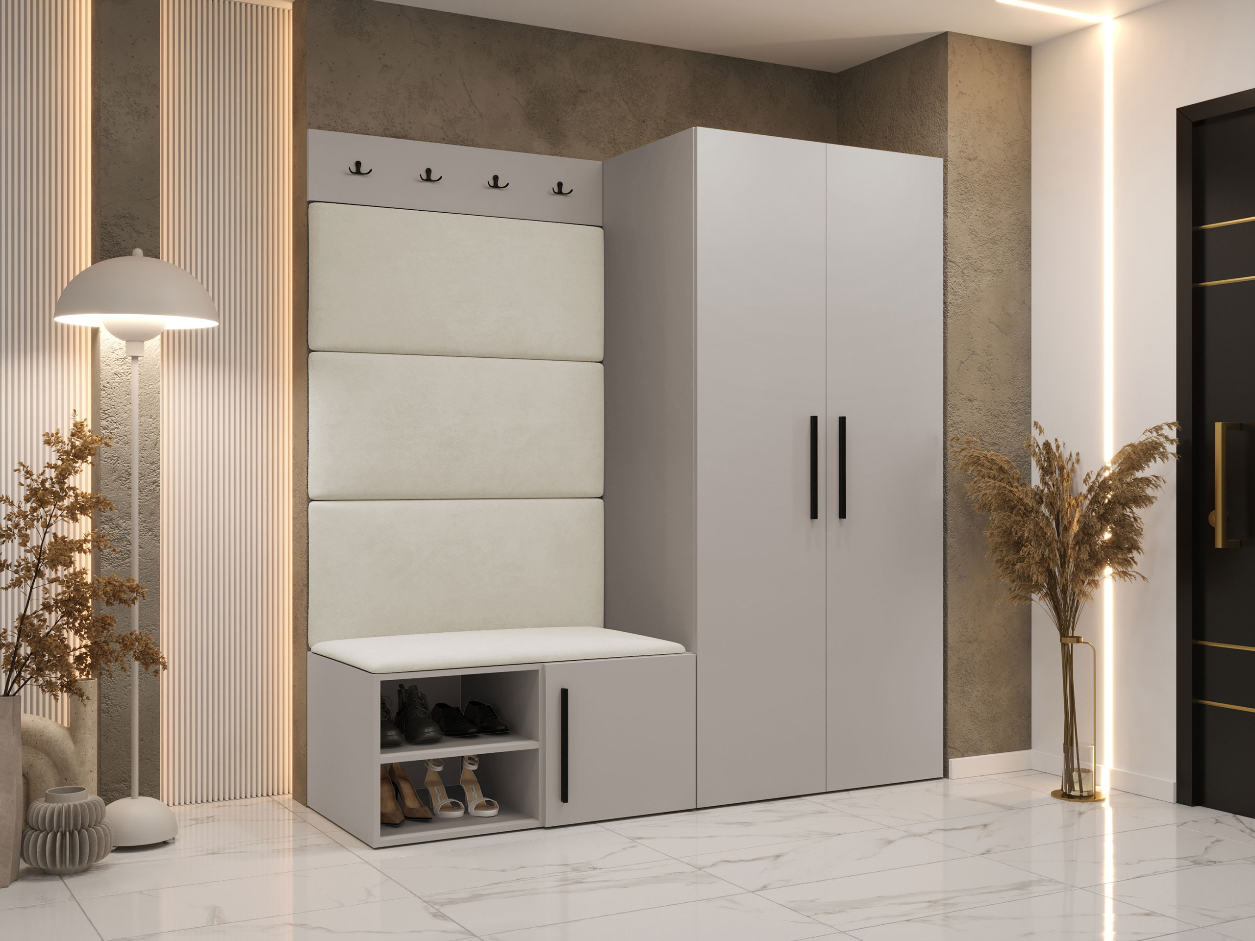 Flurgarnitur Hartford 526 (Kaschmir)