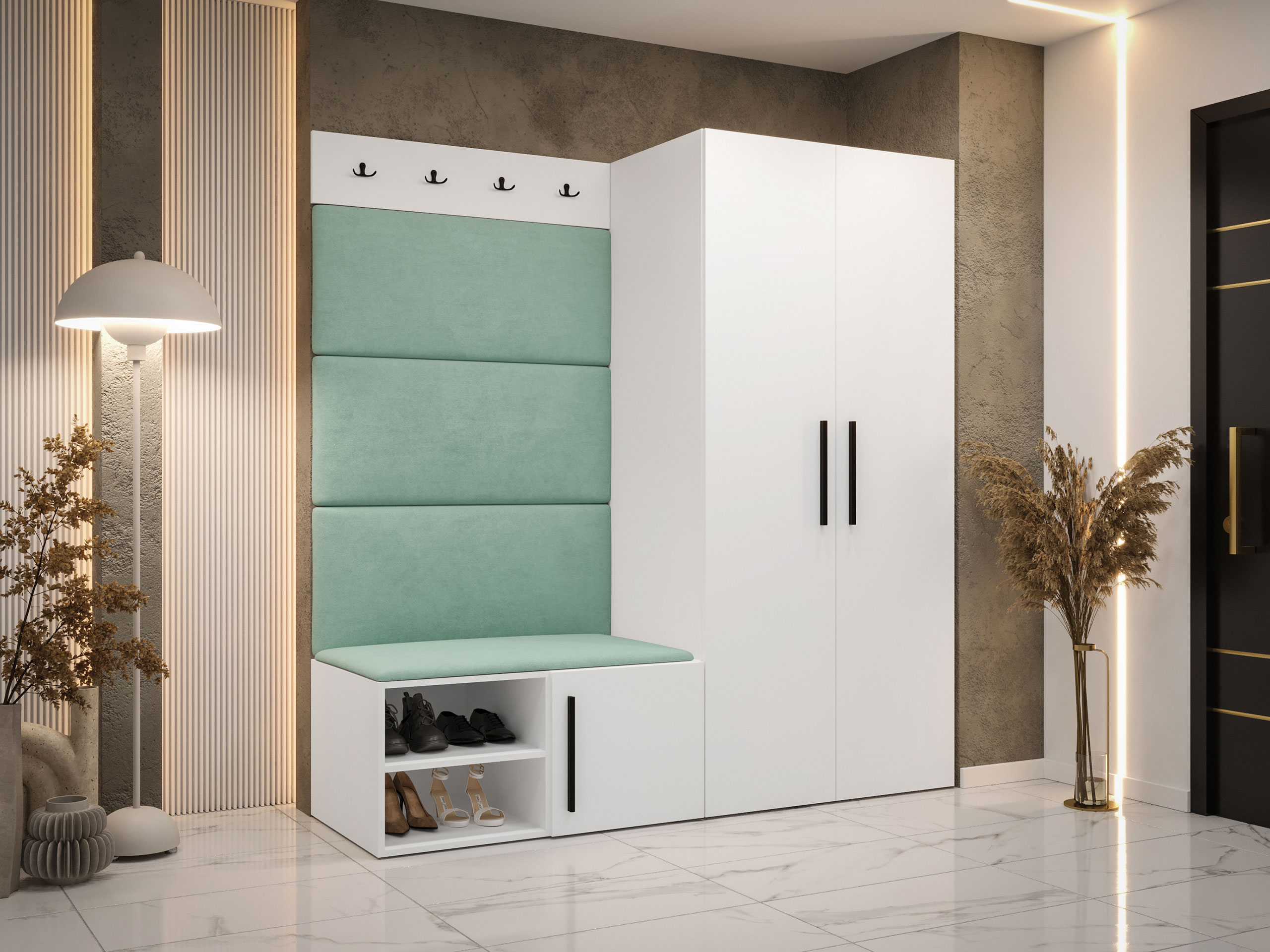 Flurgarnitur Hartford 526 (Weiß)