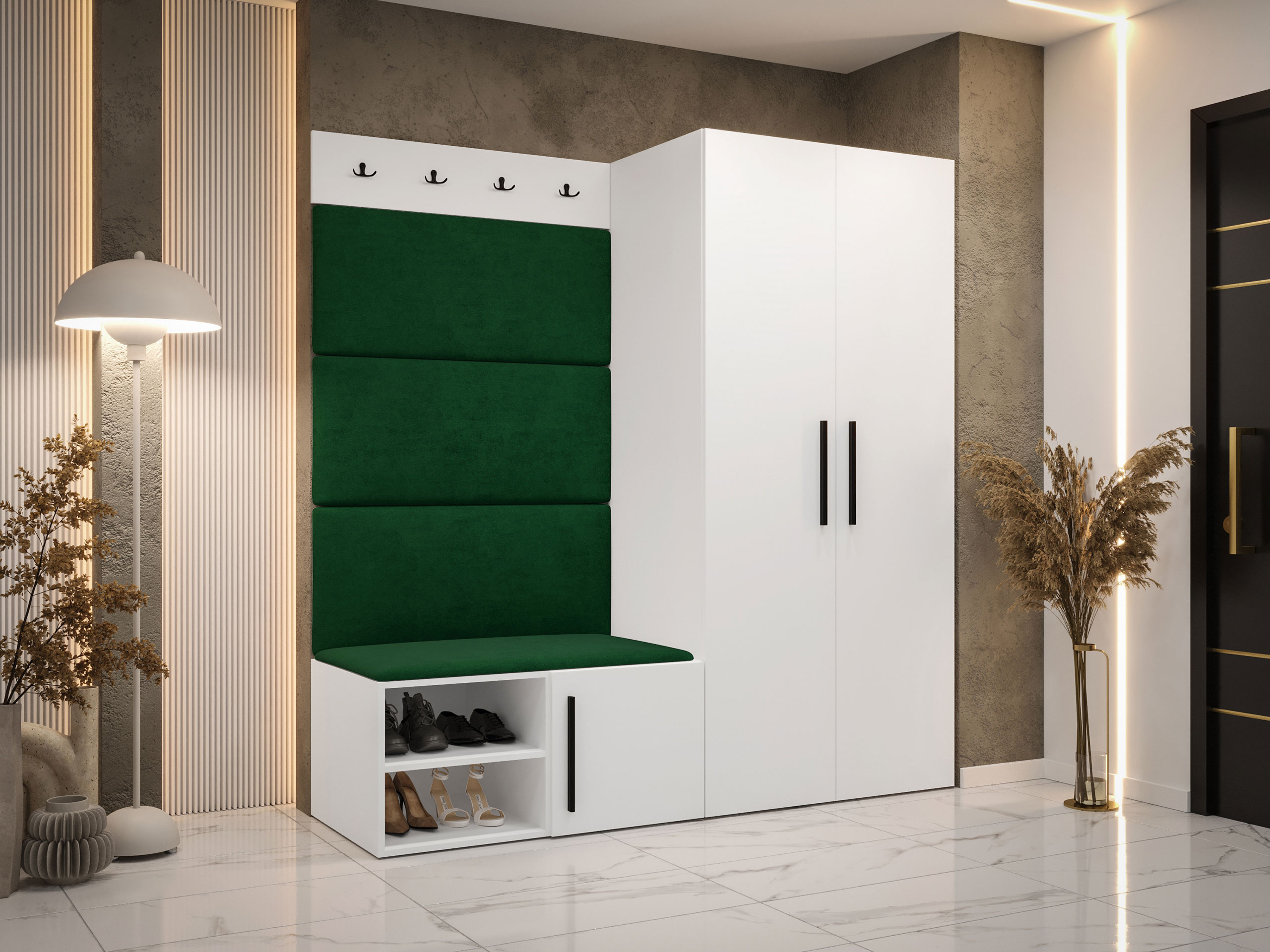 Flurgarnitur Hartford 526 (Weiß)