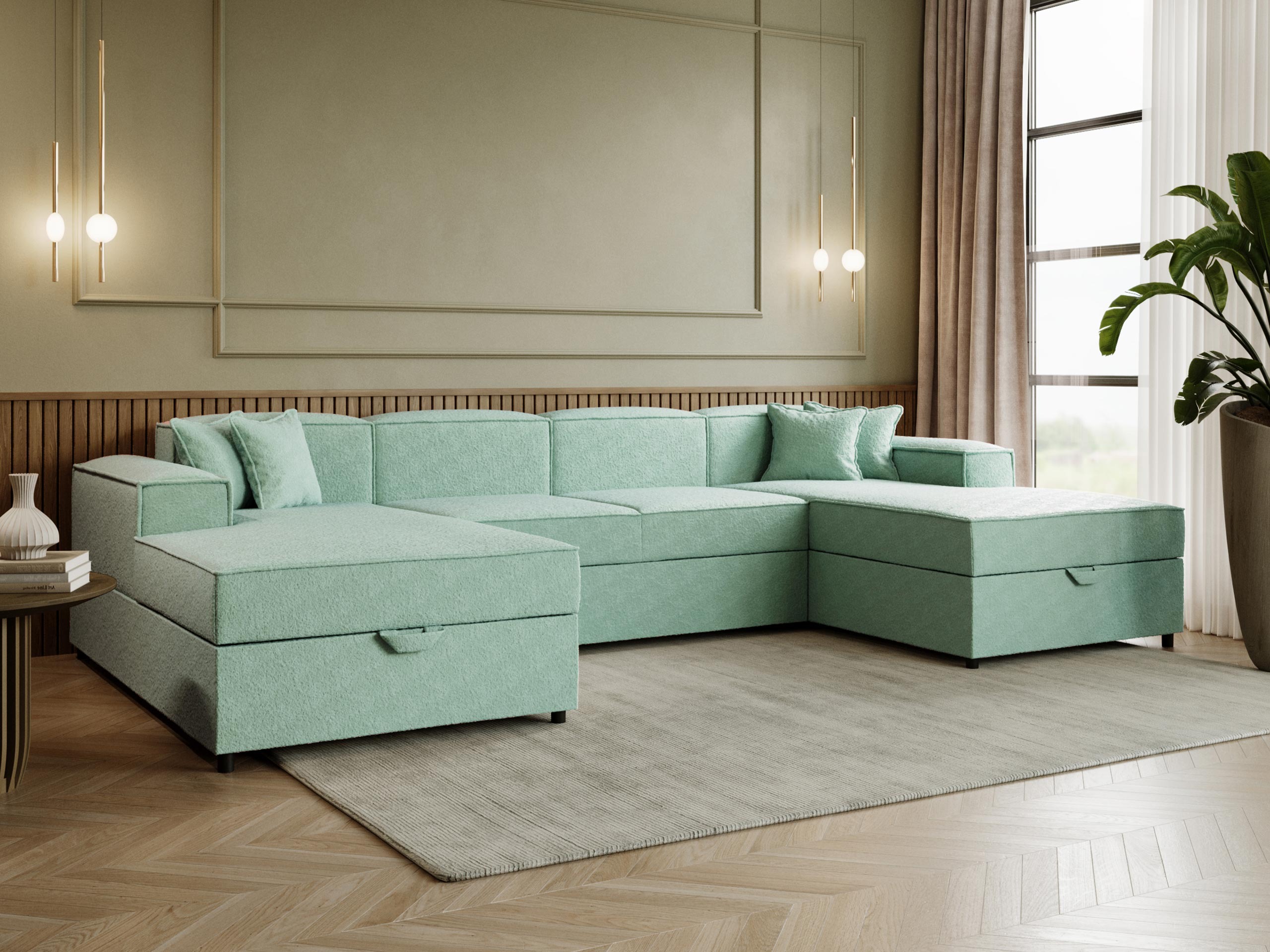 Ecksofa Clovis 115 (Coral 55)