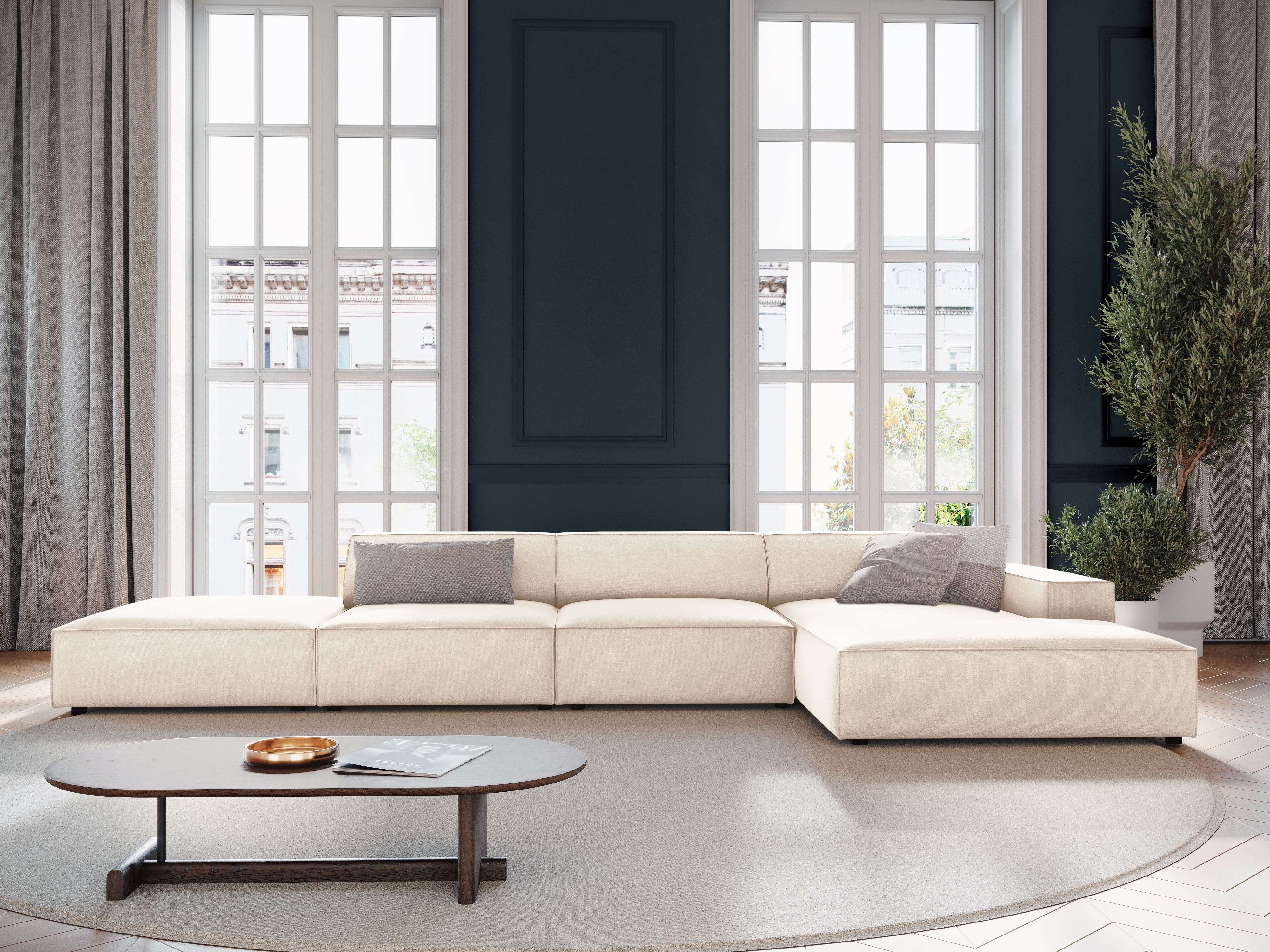 Modulares Ecksofa Lomcalu 109 (Bluvel 22)