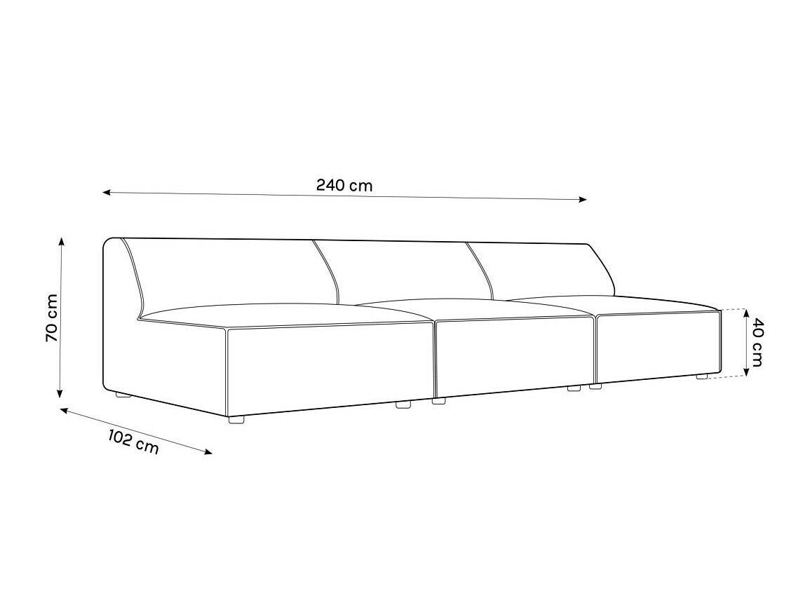 Sofa Lomcalu 103 (Bluvel 30)