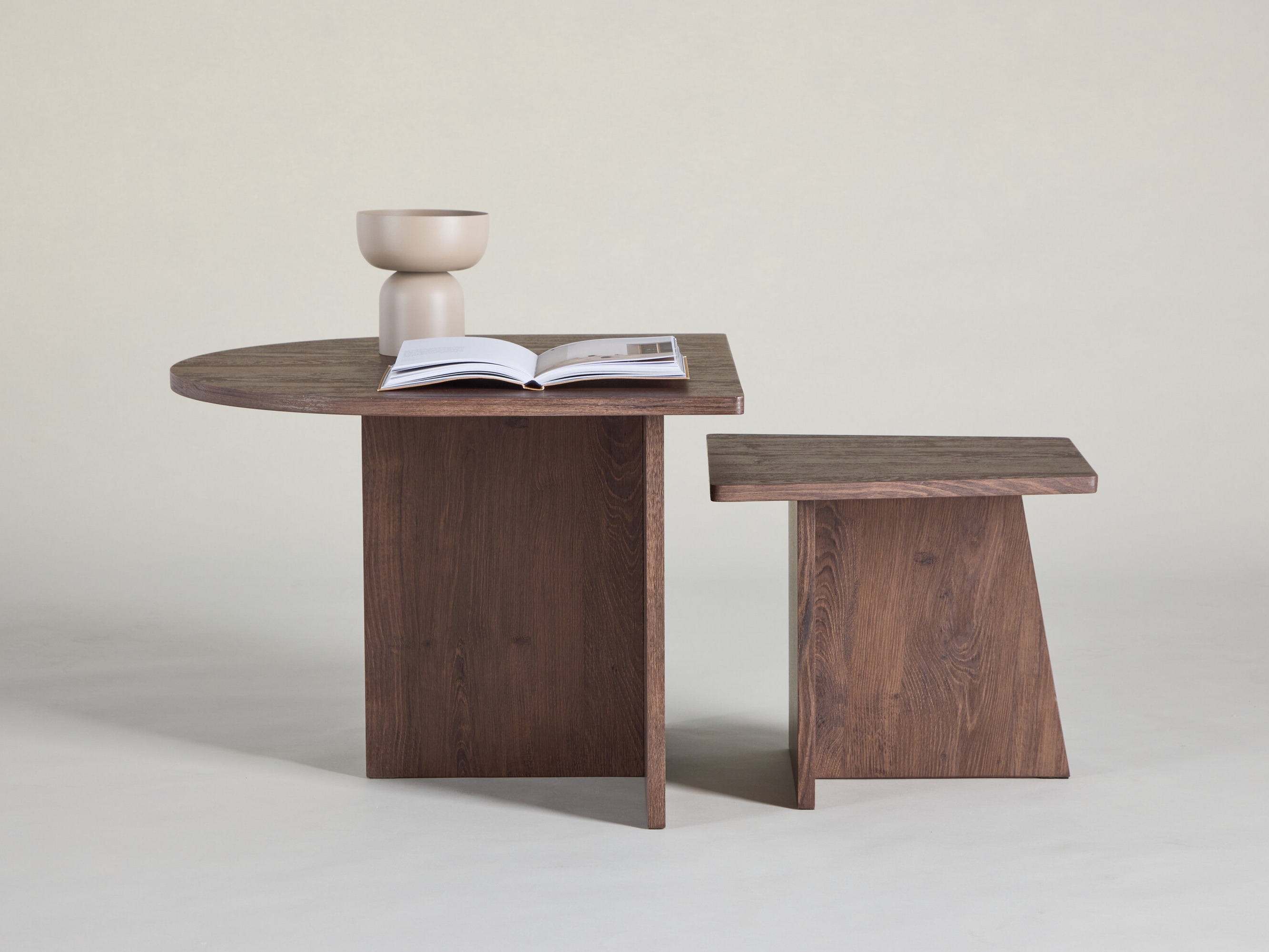 Couchtischset Dallas 4880 (Dunkelbraun)