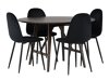 Essgruppe Dallas 4887 (Schwarz)
