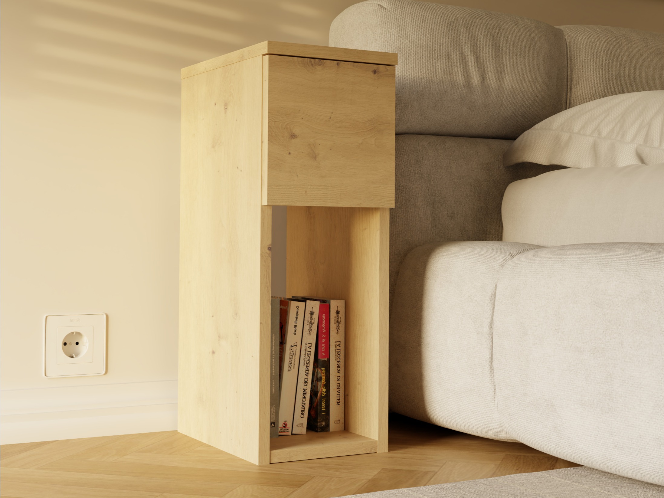 Nachttisch Mandeville 304 (Artisan Eichenholzoptik)