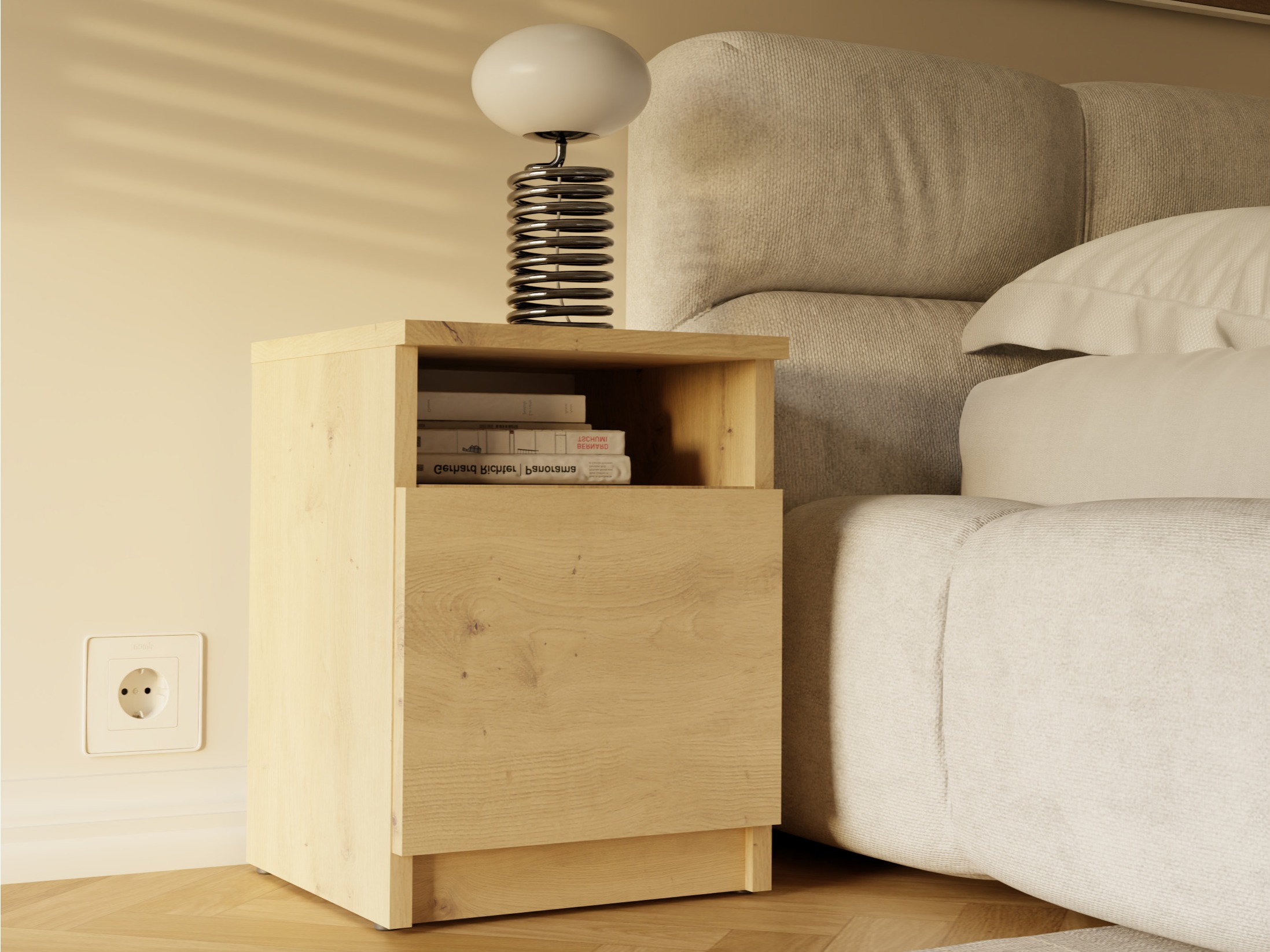 Nachttisch Mandeville 305 (Artisan Eichenholzoptik)