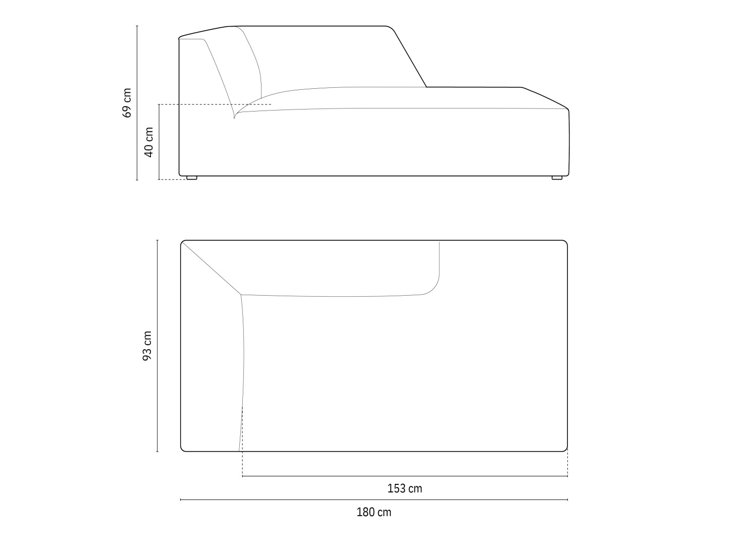 Chaiselongue Vermaru 106 (Ottawa 11)