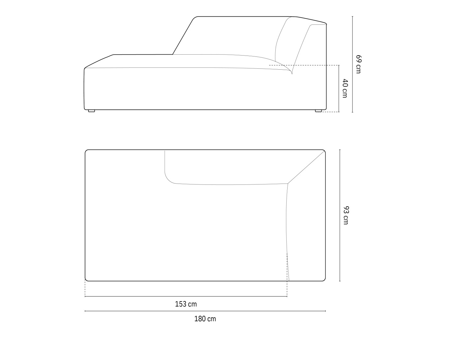 Chaiselongue Vermaru 106 (Ottawa 12)