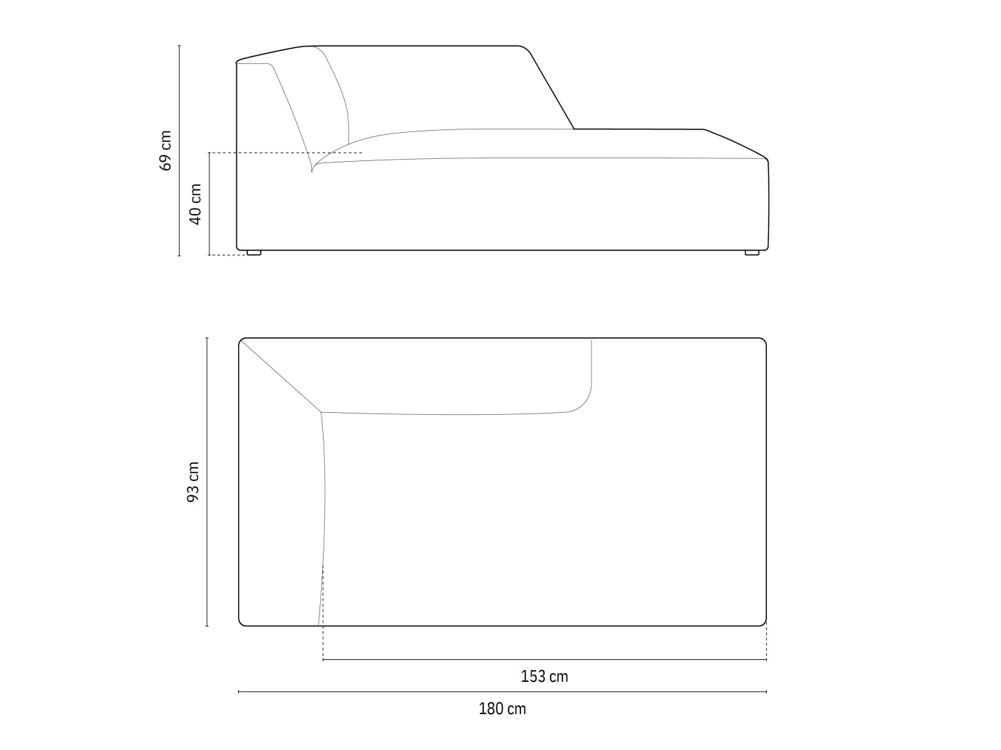 Chaiselongue Vermaru 106 (Ottawa 18)